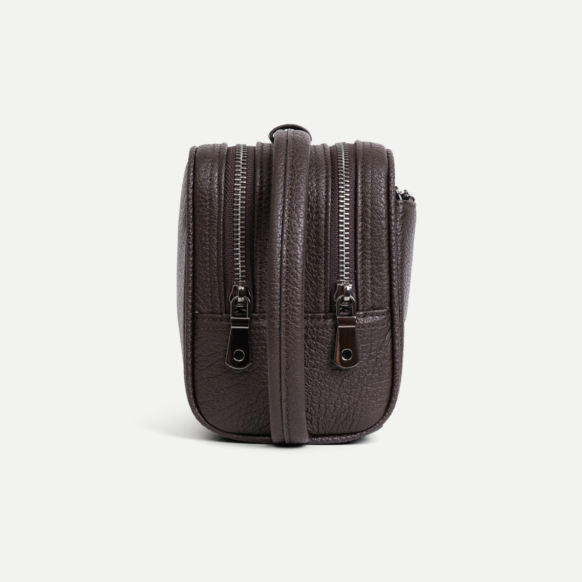 Textured Leather Clutch Bag