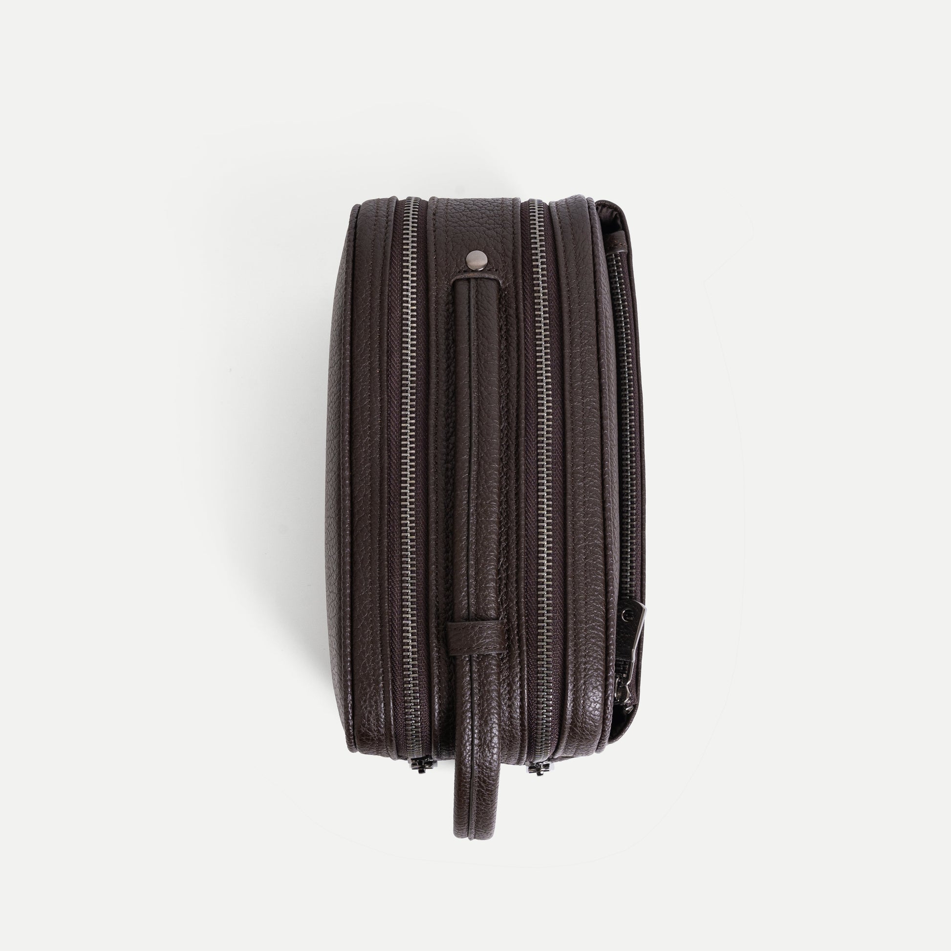 Textured Leather Clutch Bag