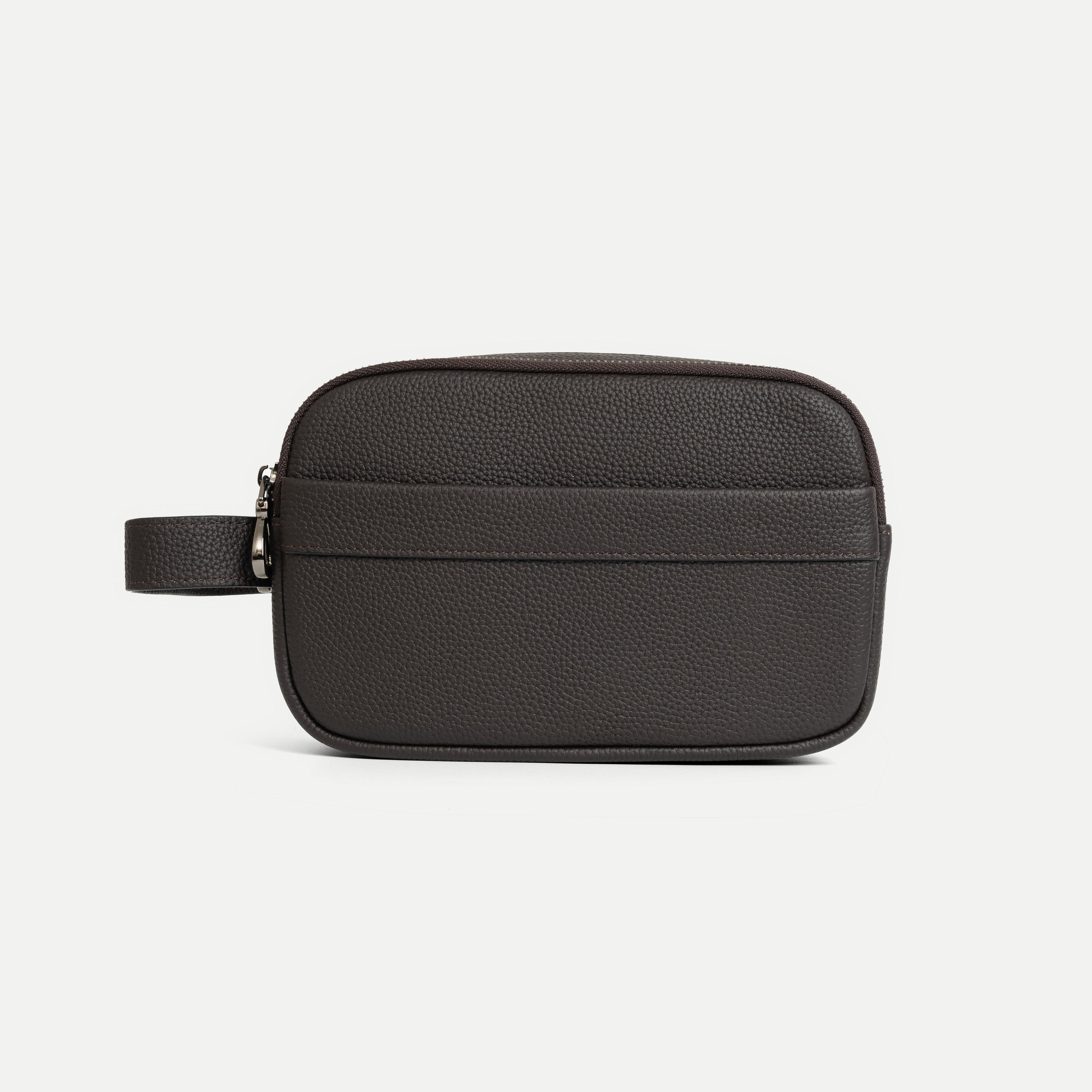 Smooth Leather Clutch Bag