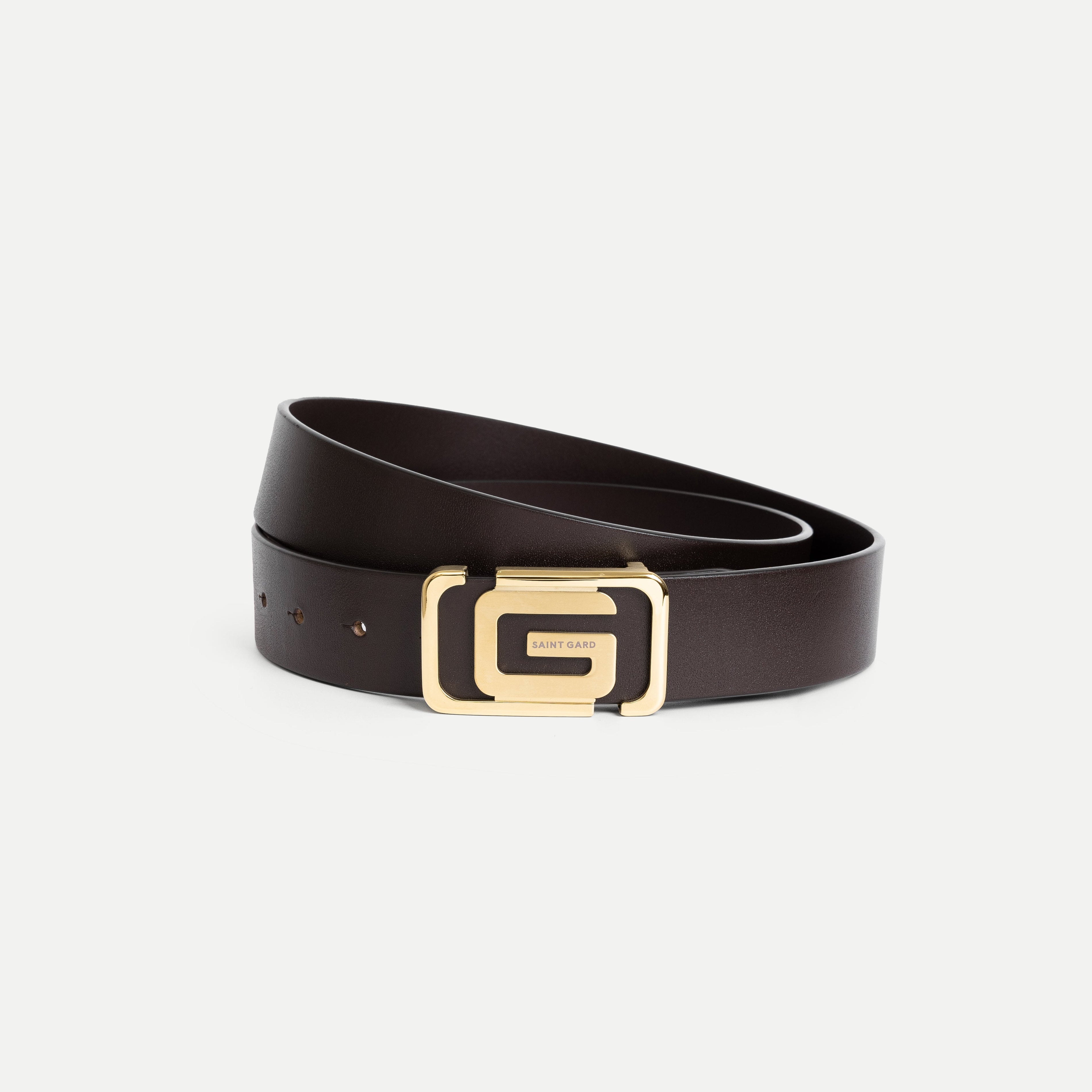 The G-Buckle Leather Belt