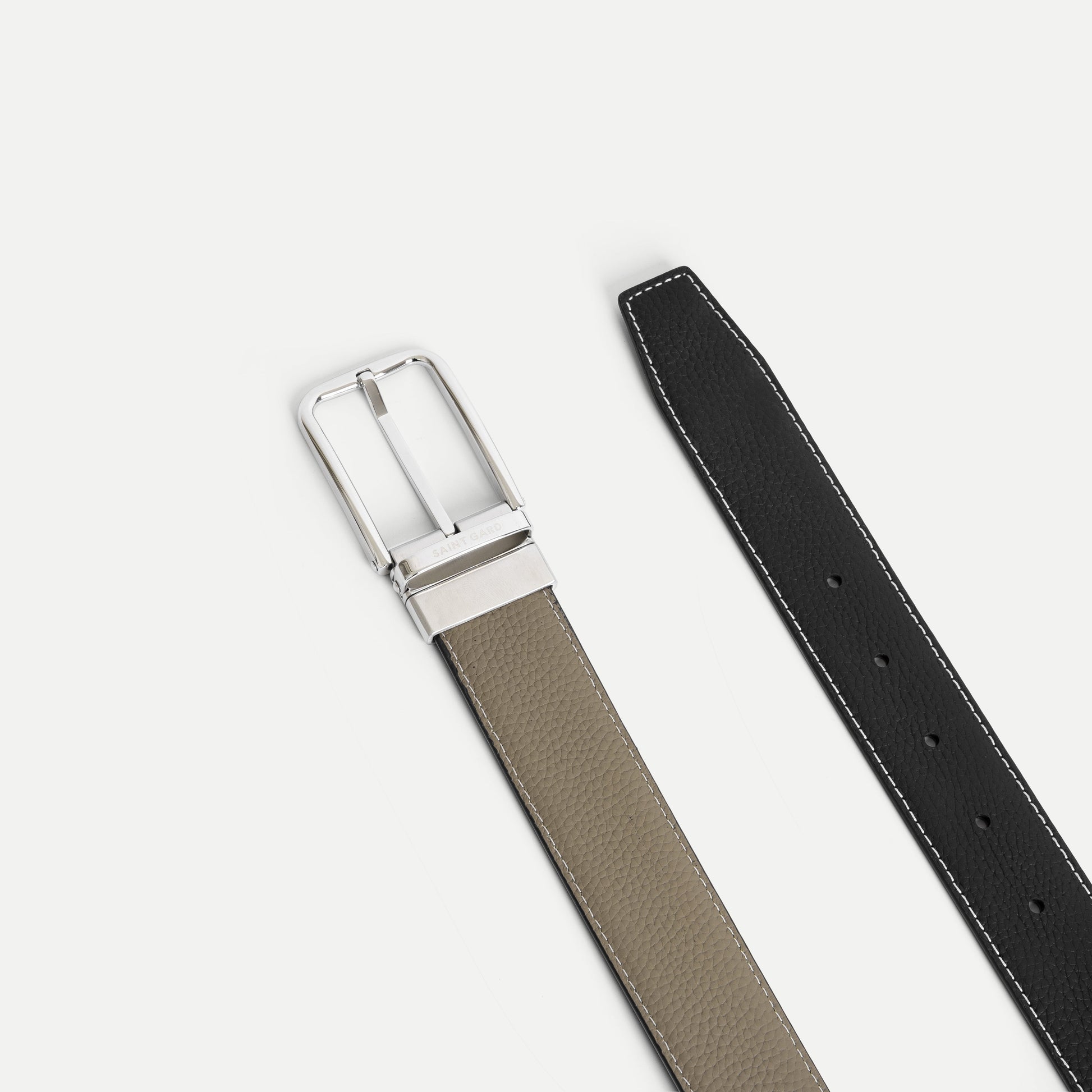 Minimal Cowhide Leather Belt
