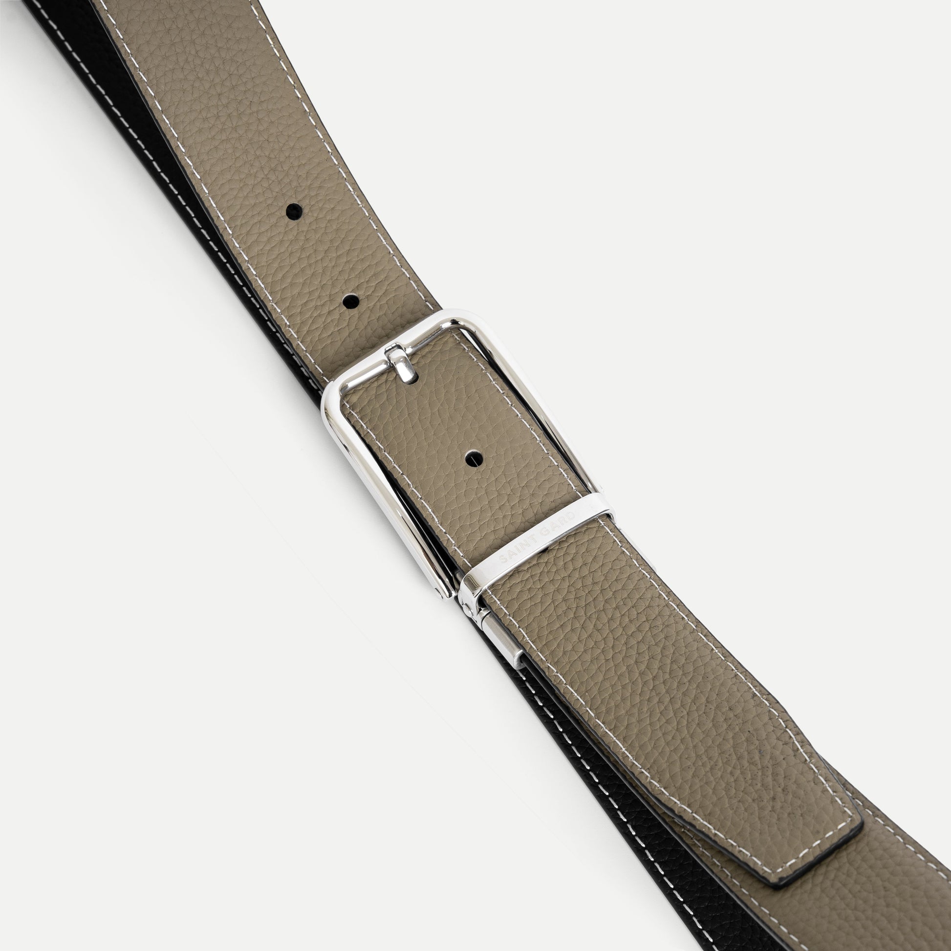 Minimal Cowhide Leather Belt