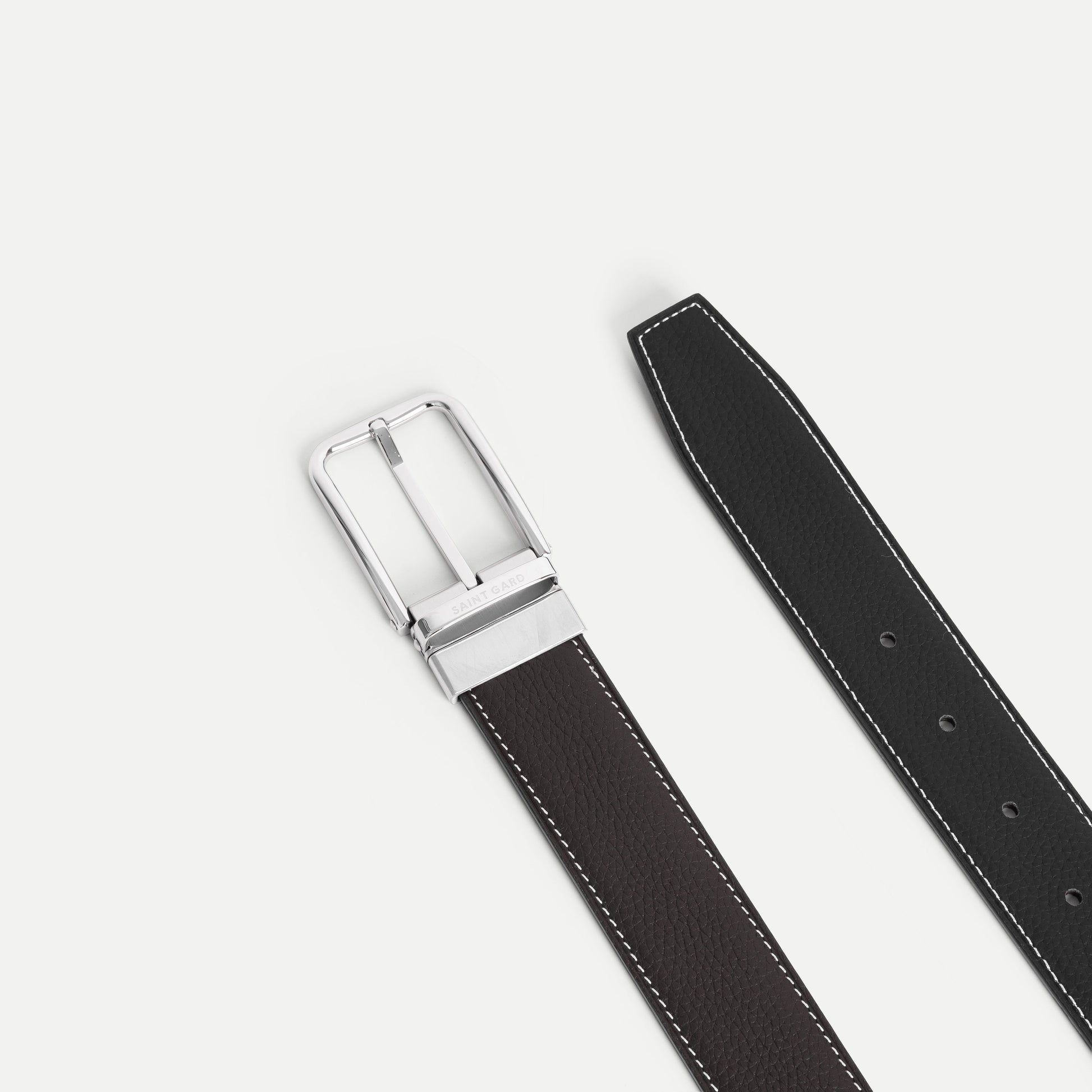 Minimal Cowhide Leather Belt