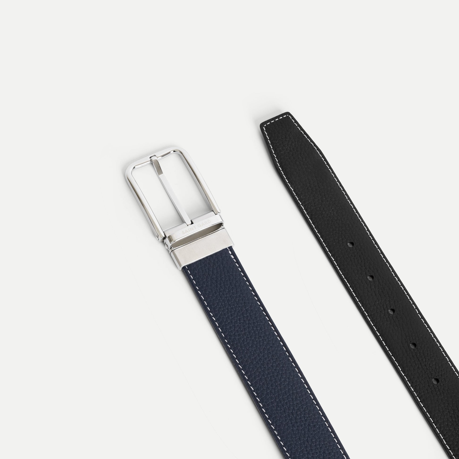 Minimal Cowhide Leather Belt