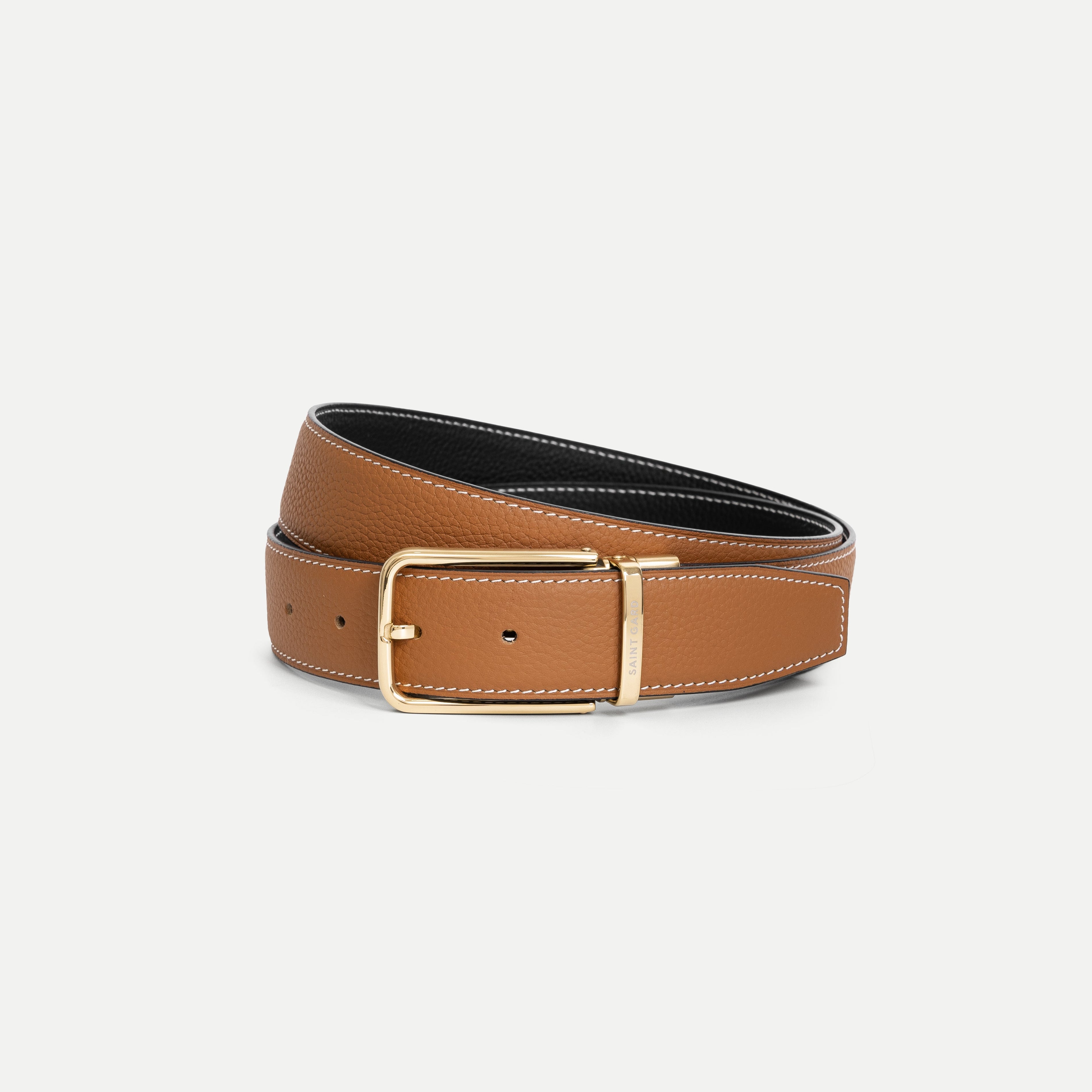 Minimal Cowhide Leather Belt