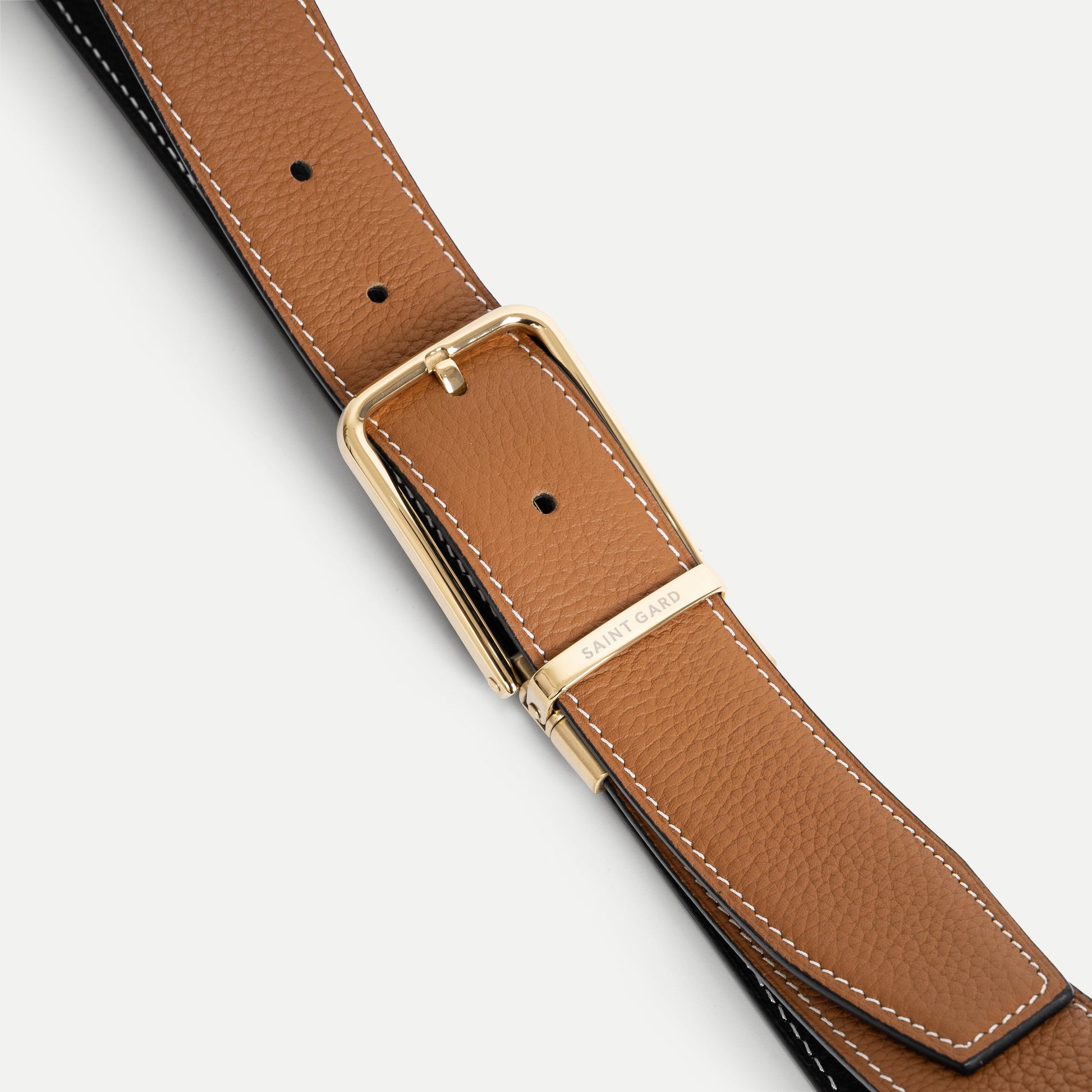 Minimal Cowhide Leather Belt