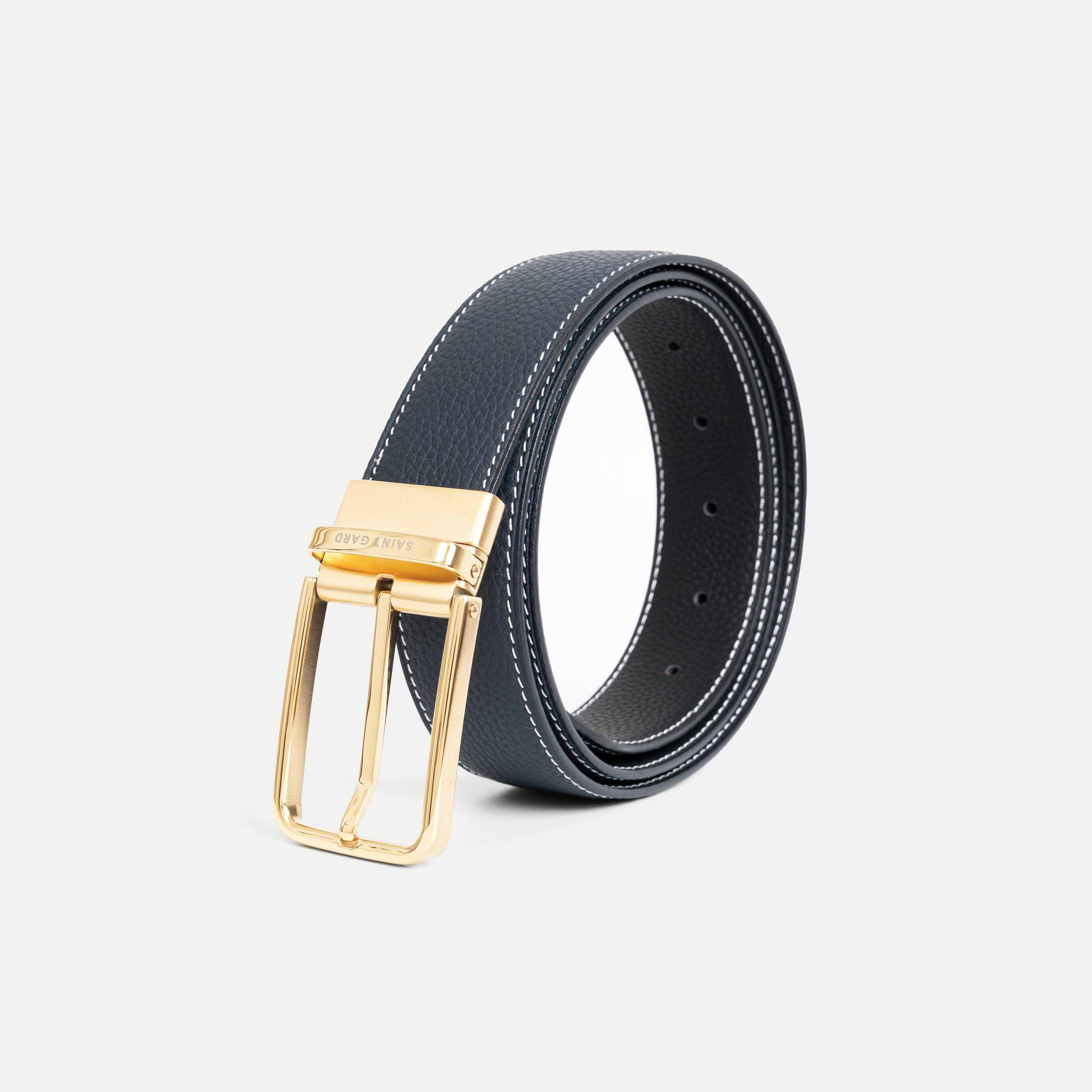 Minimal Cowhide Leather Belt