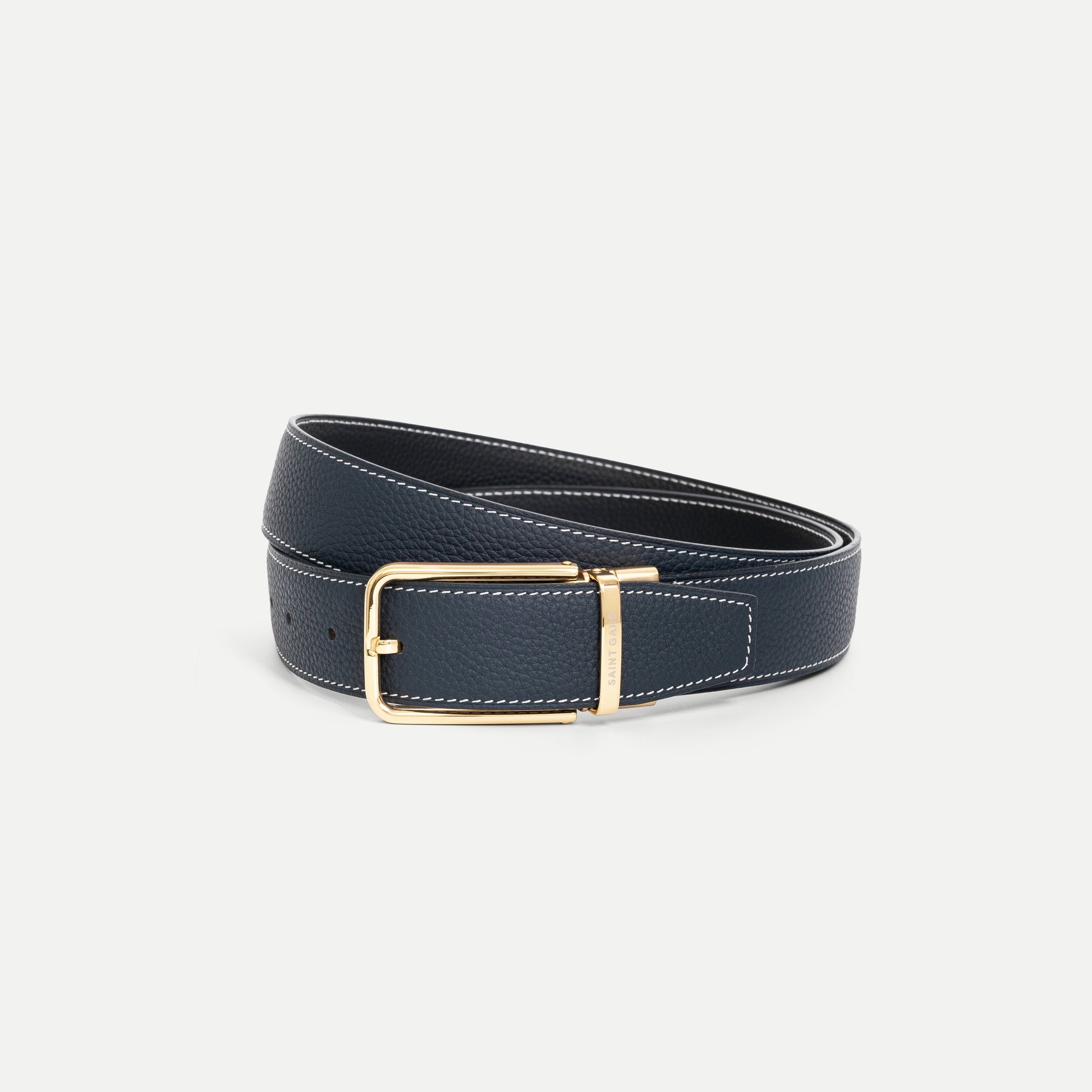 Minimal Cowhide Leather Belt
