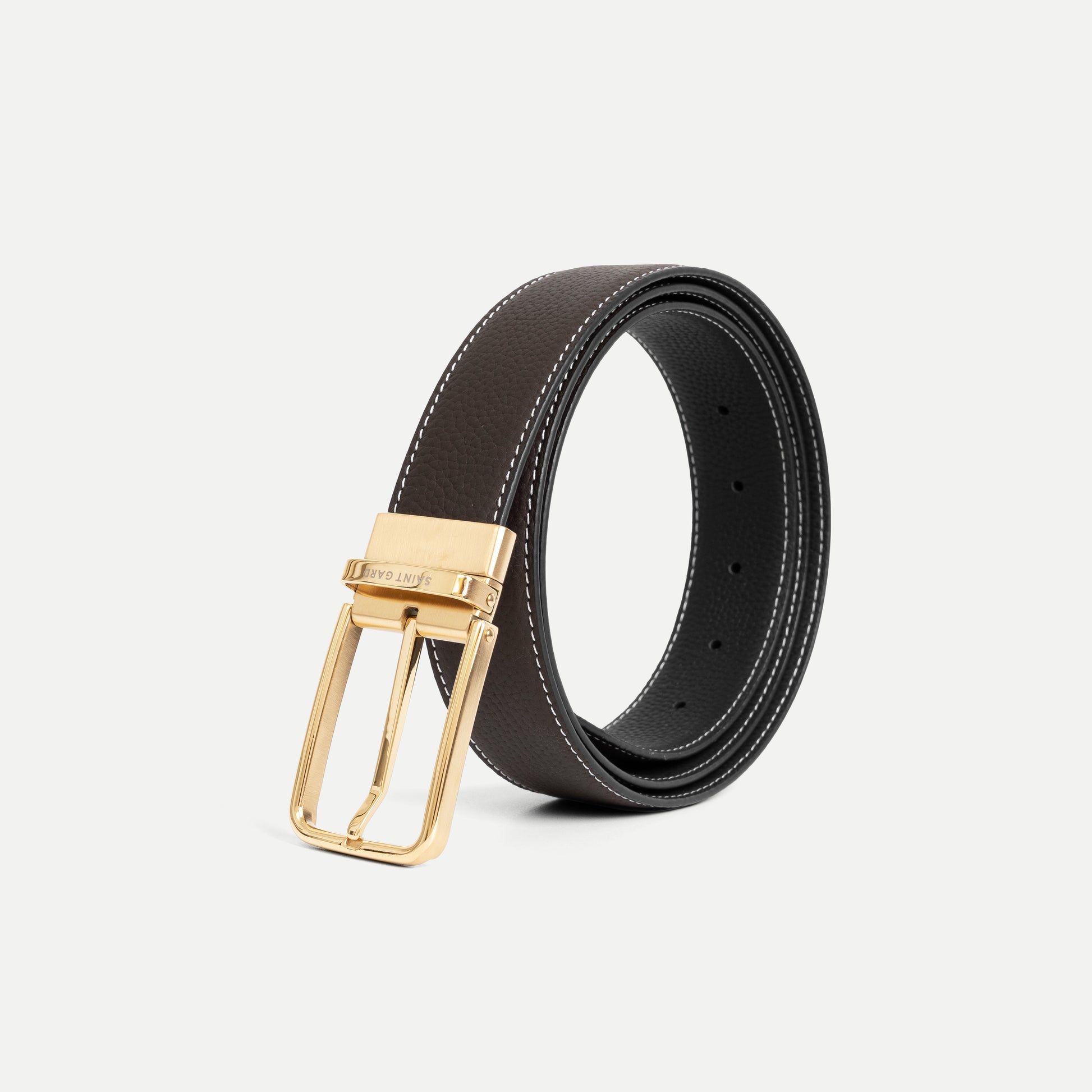 Minimal Cowhide Leather Belt