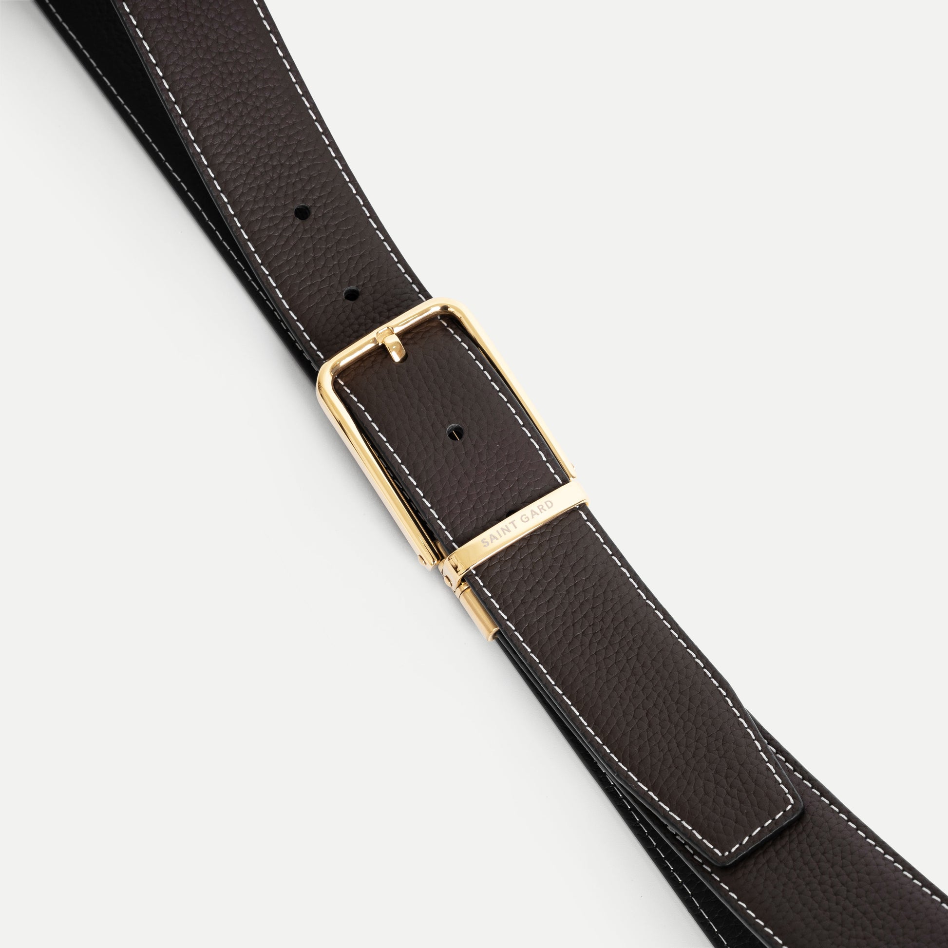 Minimal Cowhide Leather Belt