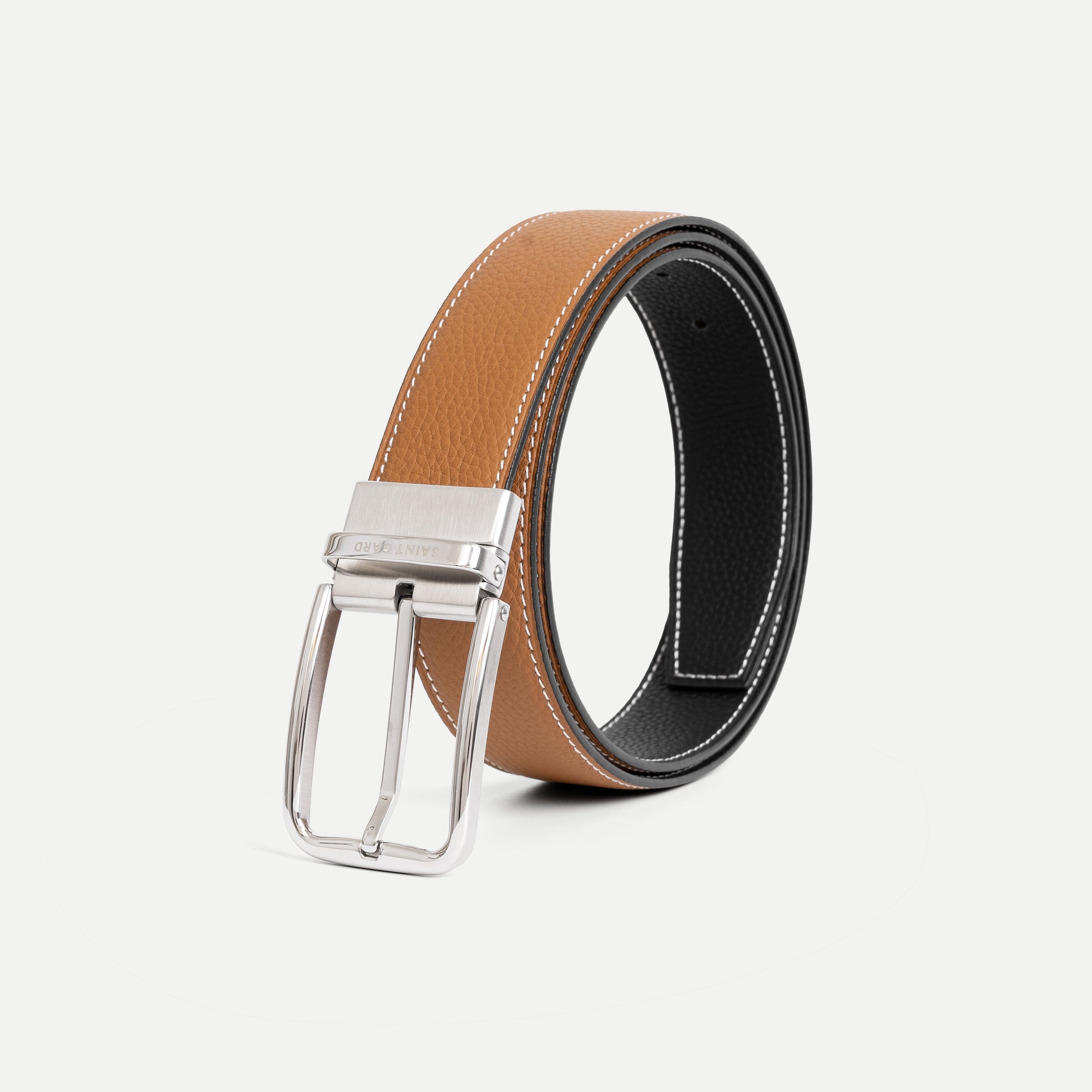Minimal Cowhide Leather Belt