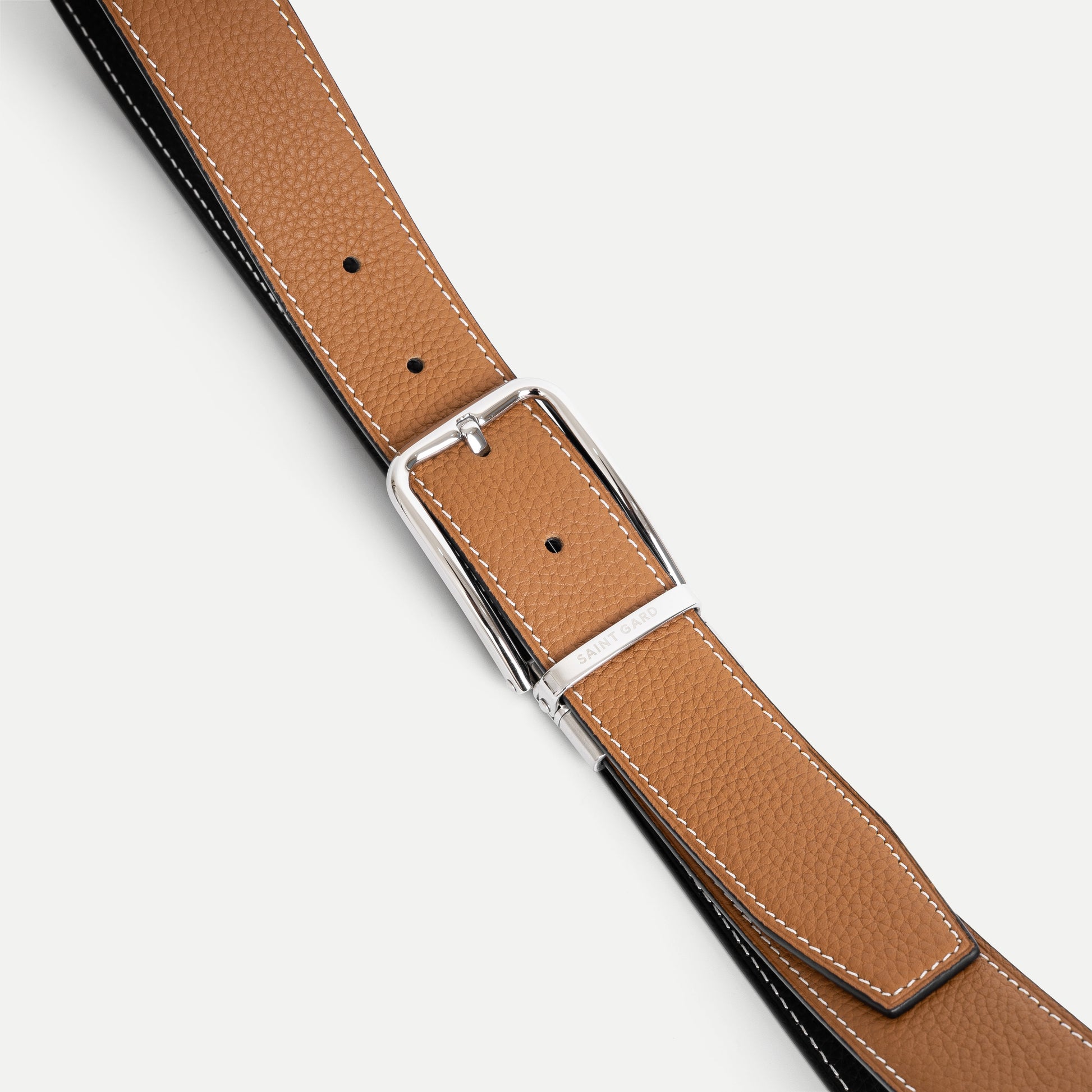 Minimal Cowhide Leather Belt
