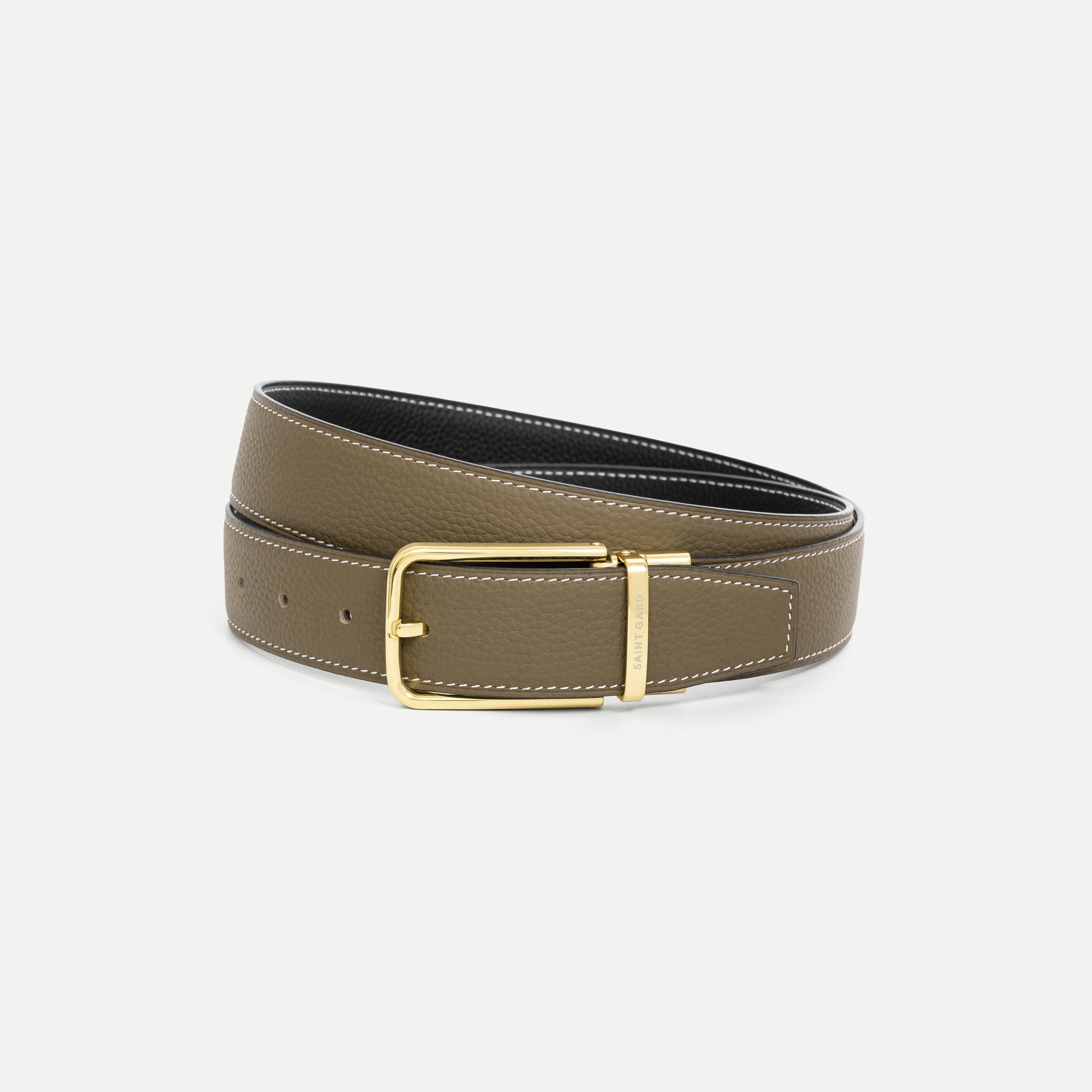 Minimal Cowhide Leather Belt