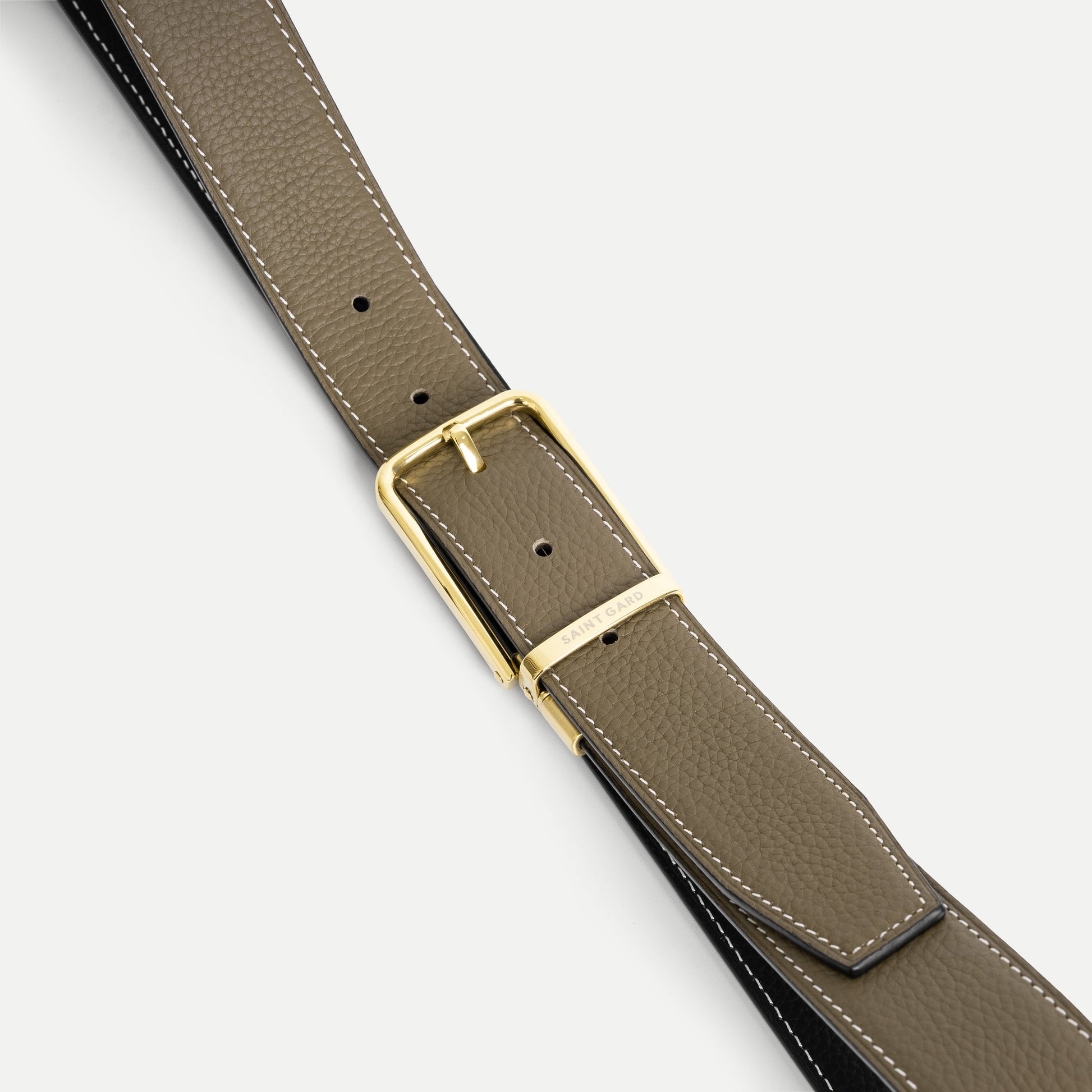 Minimal Cowhide Leather Belt
