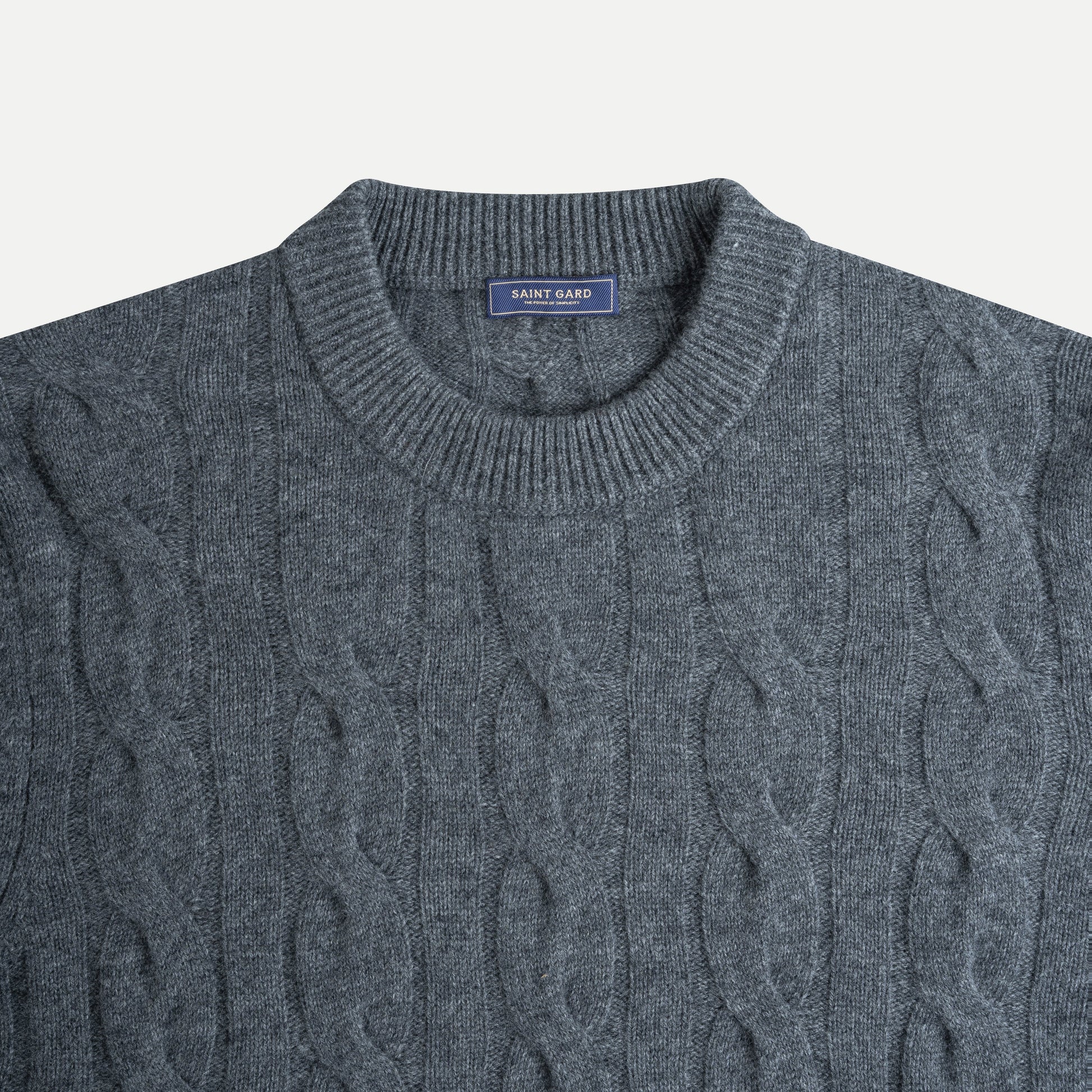 Cable-Knit Cashmere-Blend Sweater