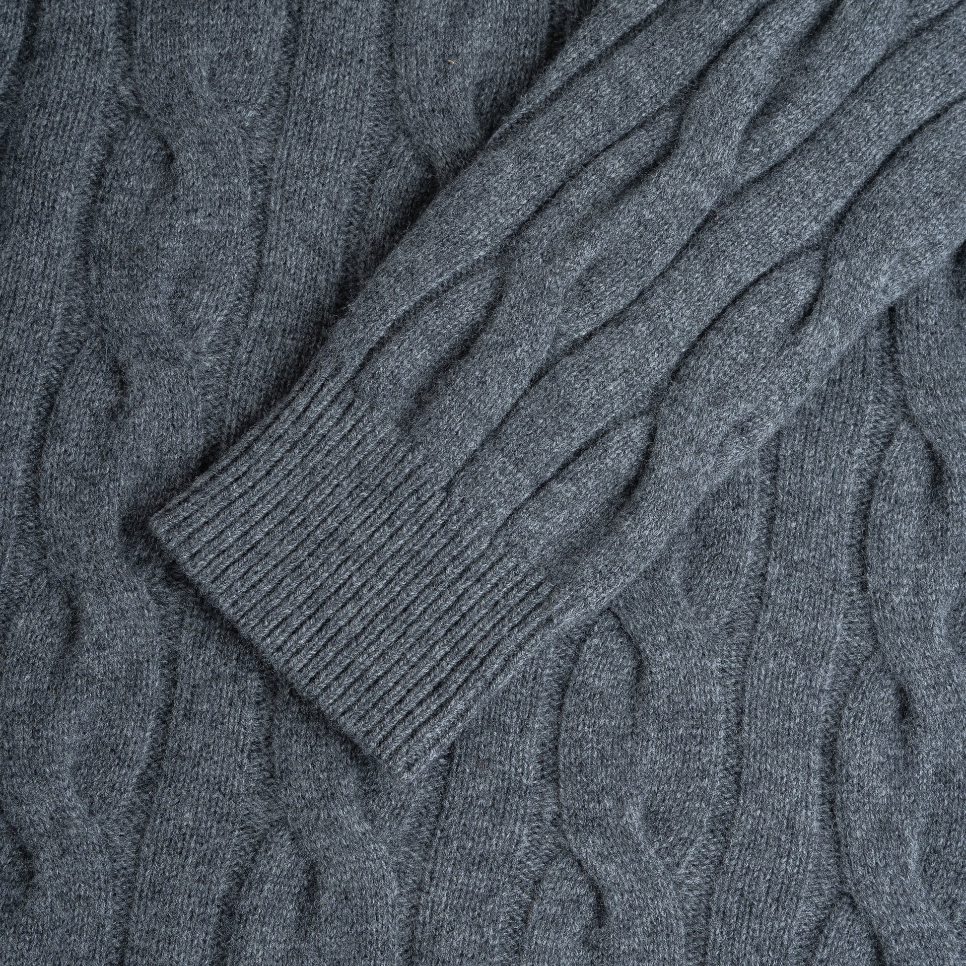 Cable-Knit Cashmere-Blend Sweater