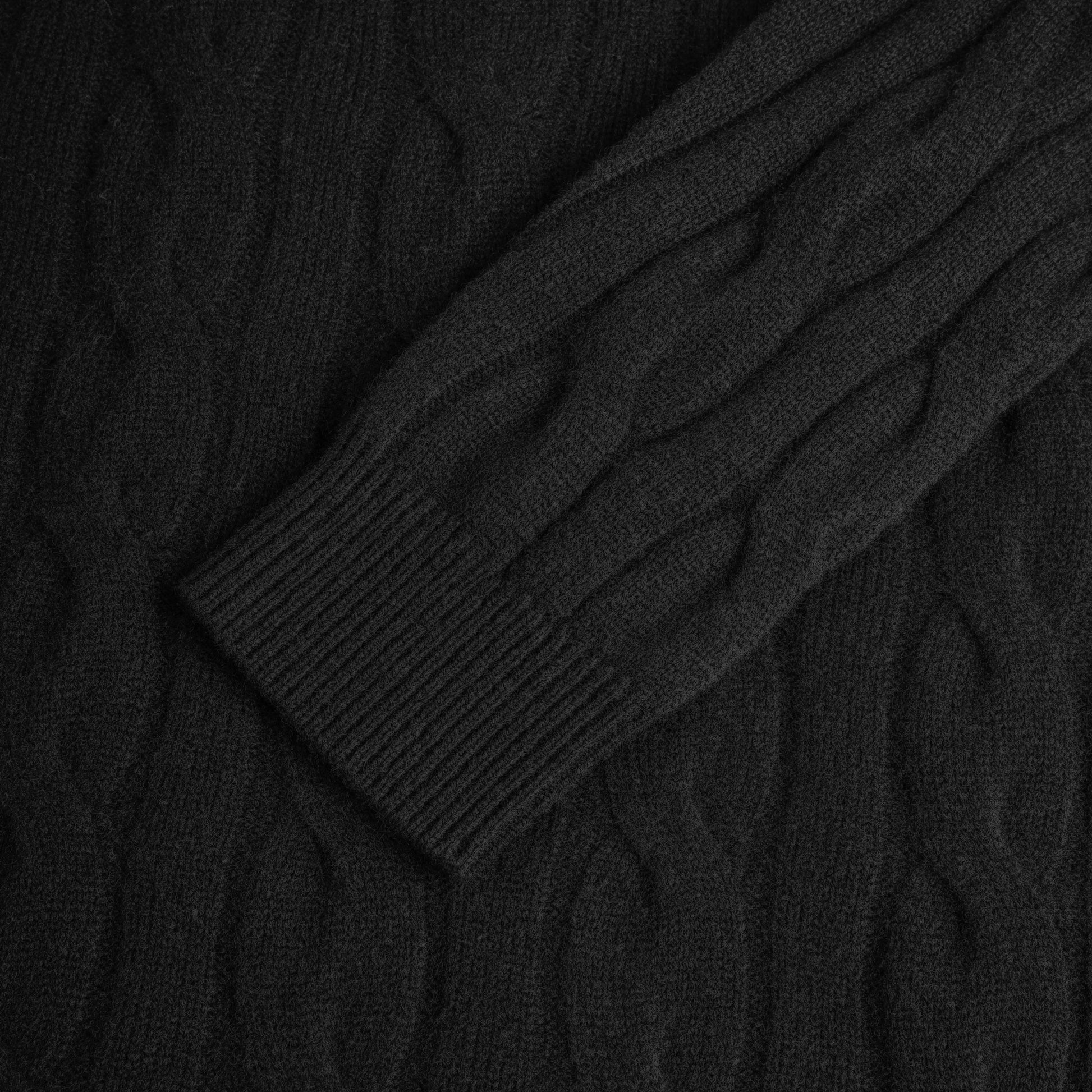 Cable-Knit Cashmere-Blend Sweater