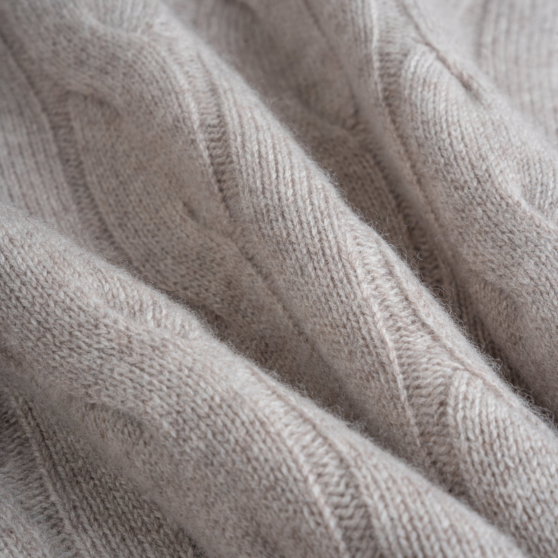 Cable-Knit Cashmere-Blend Sweater