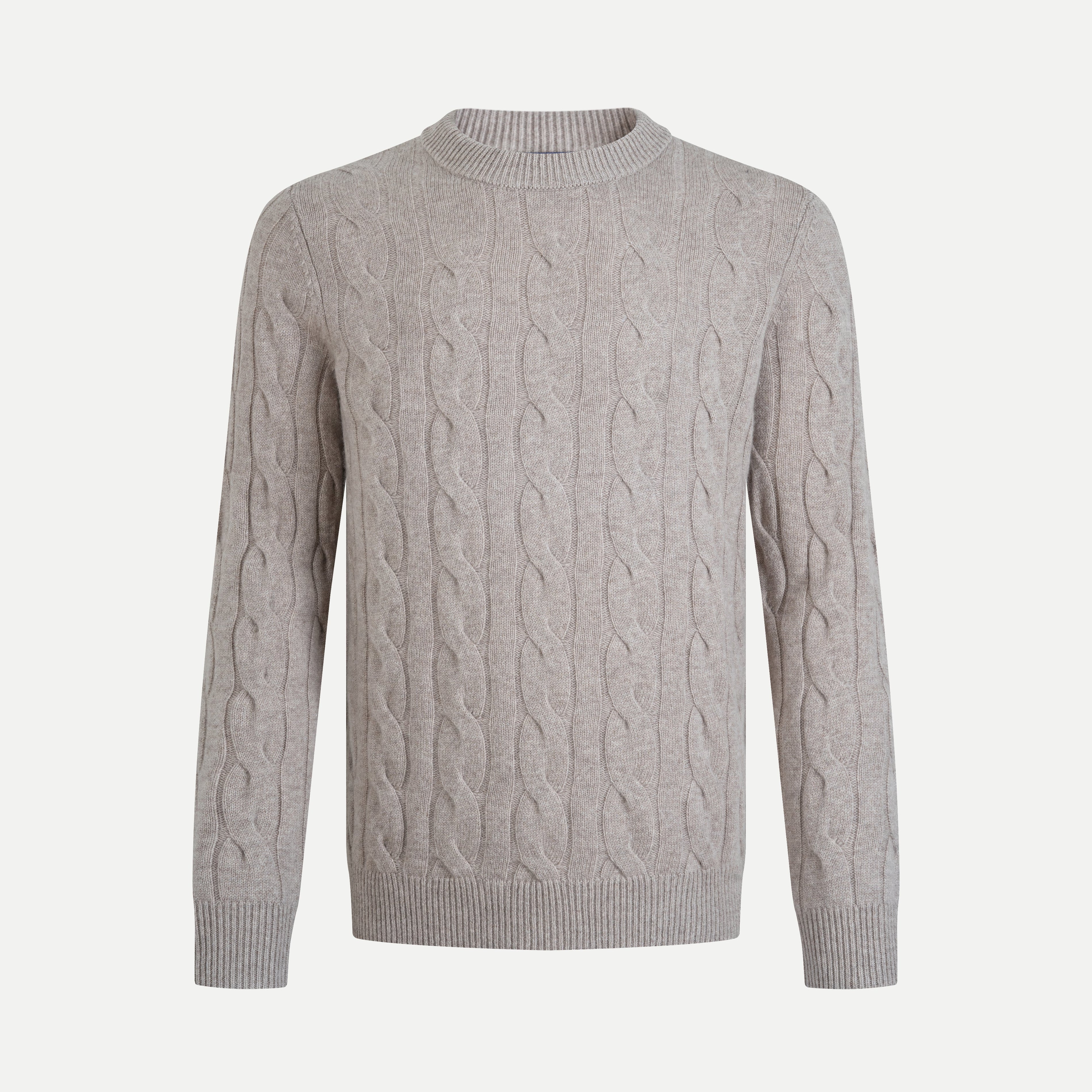 Cable-Knit Cashmere-Blend Sweater