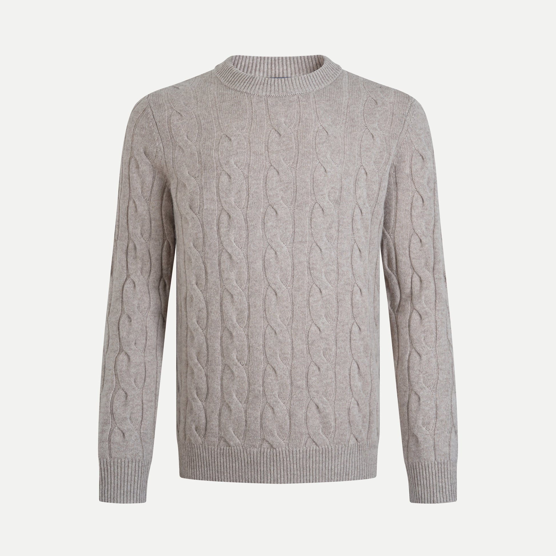 Cable-Knit Cashmere-Blend Sweater