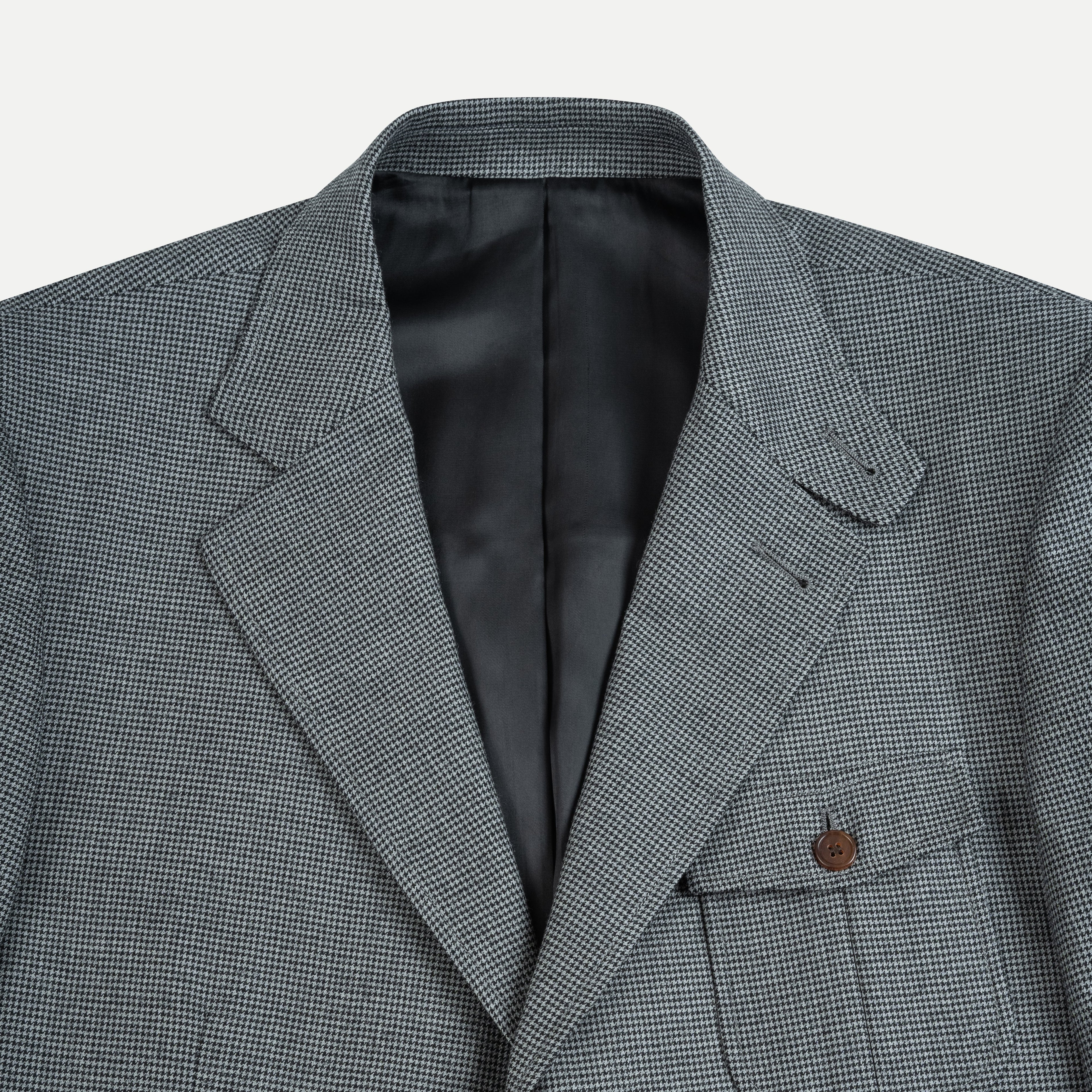 Houndstooth Flannel Blazer