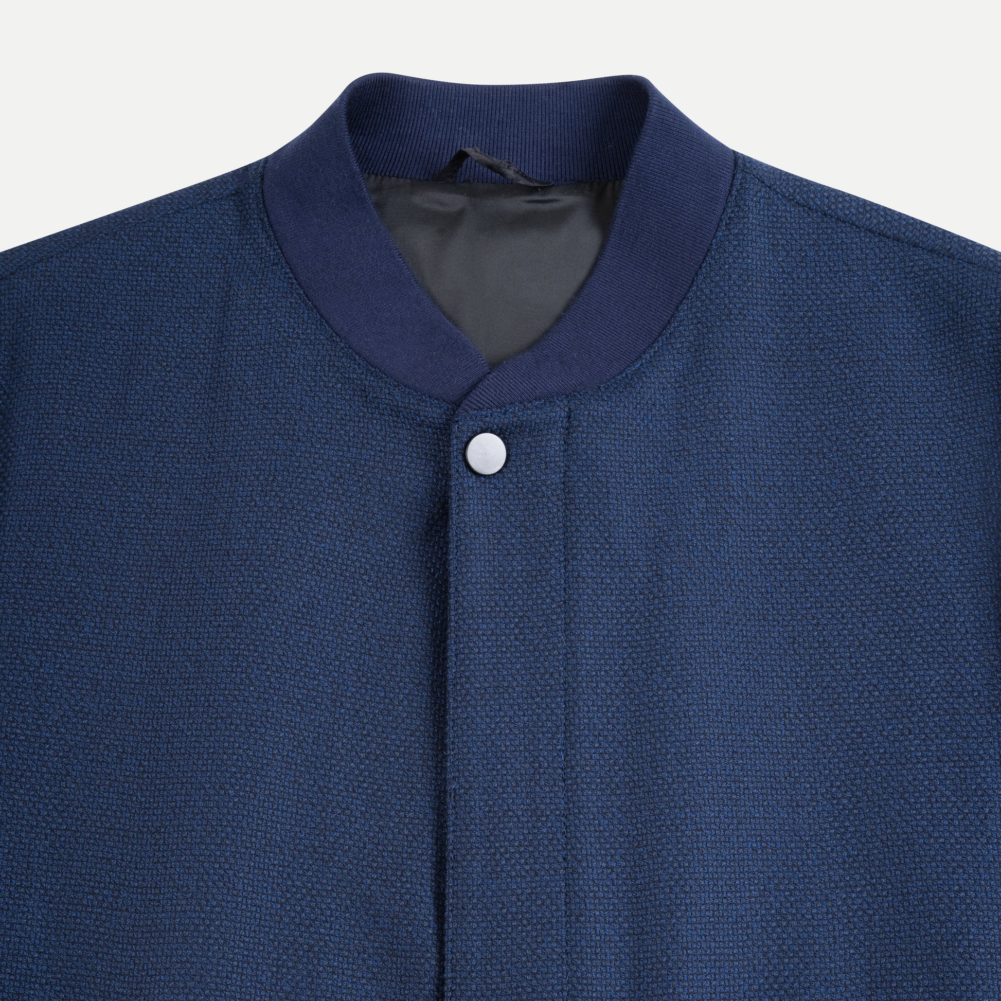 Tweed Rib-Collar Jacket