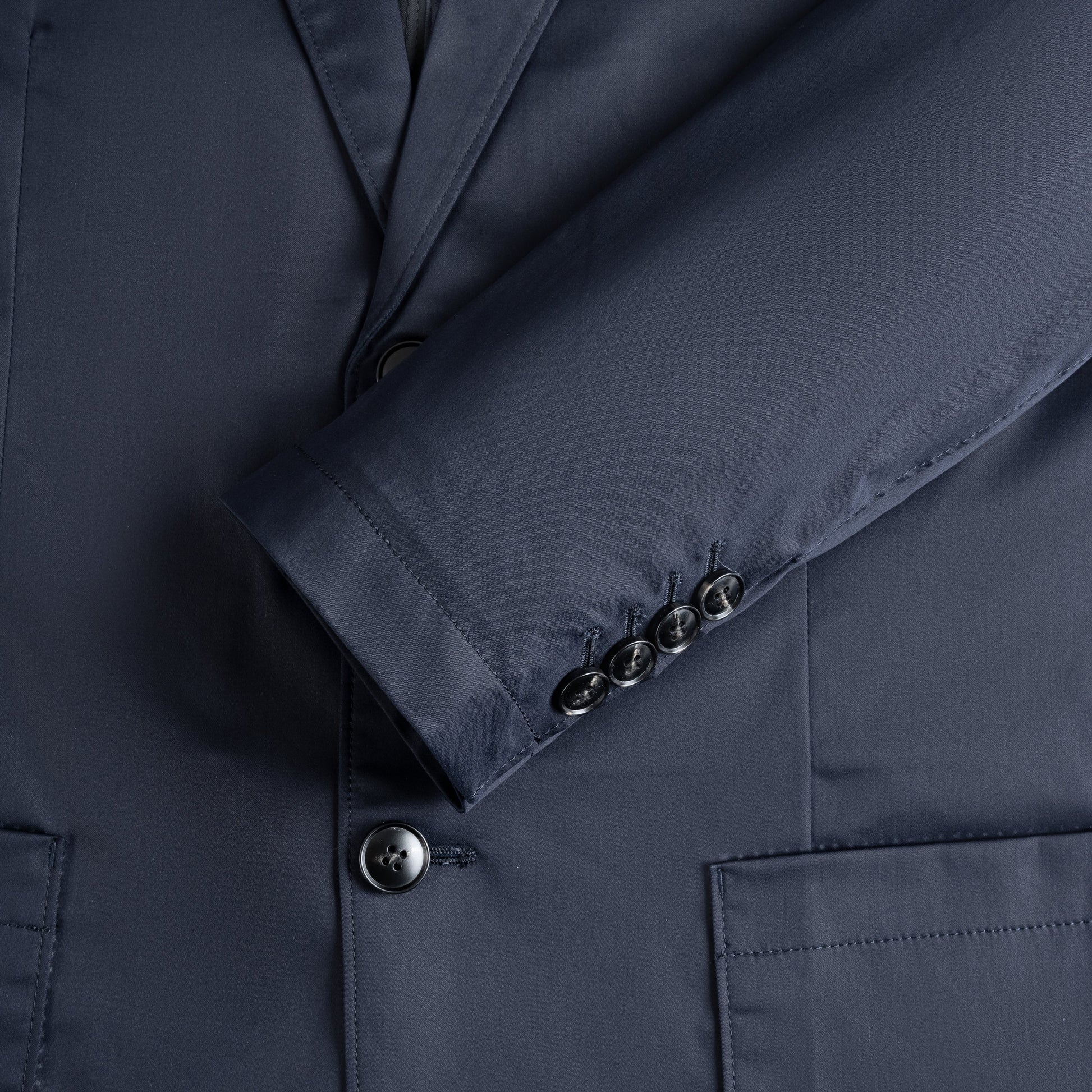 Unstructured Silk-Blend Blazer