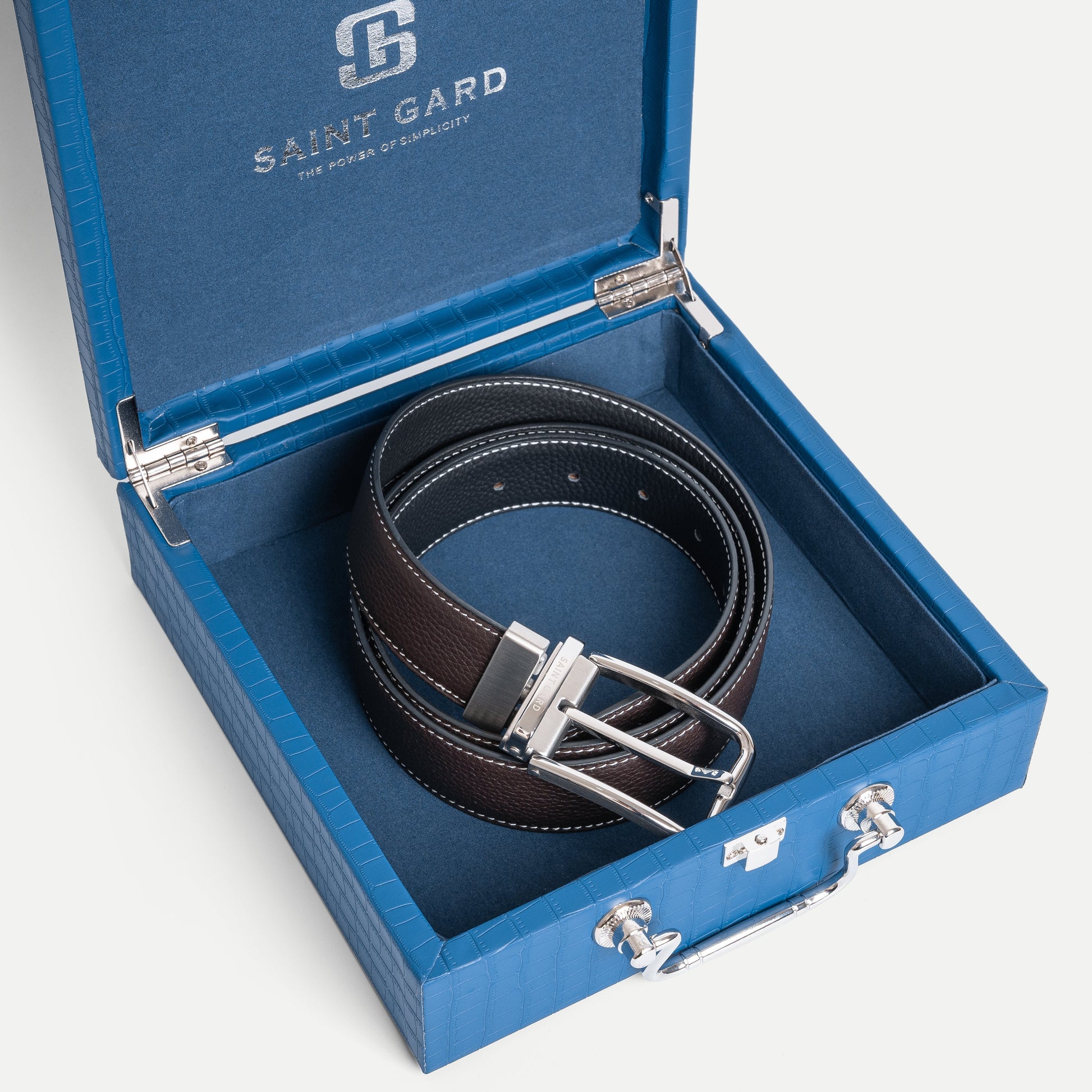 Minimal Cowhide Leather Belt