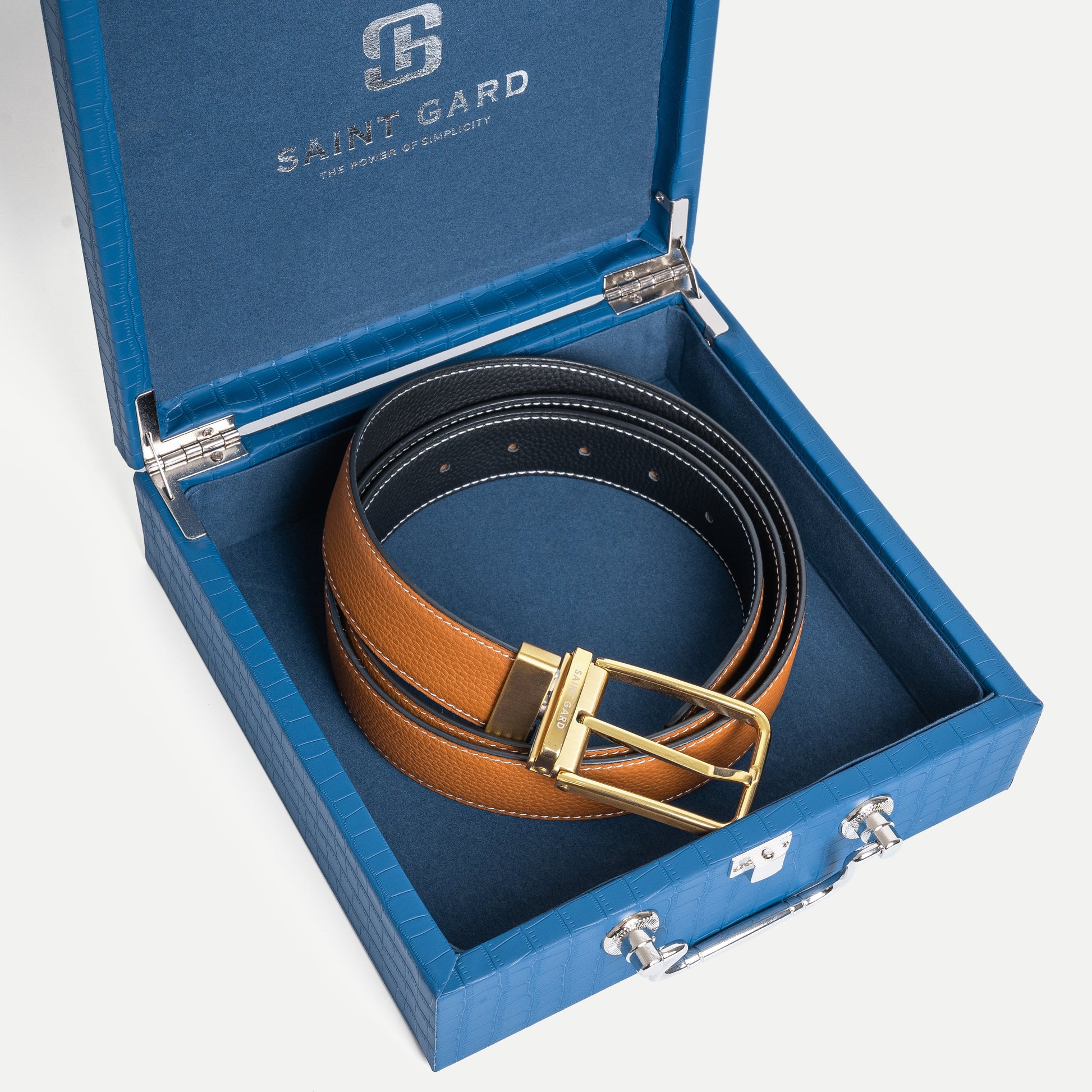 Minimal Cowhide Leather Belt