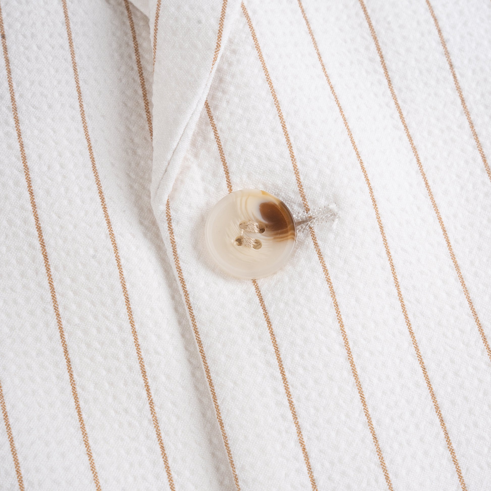 Pinstripe 3D Textured Cotton Blazer