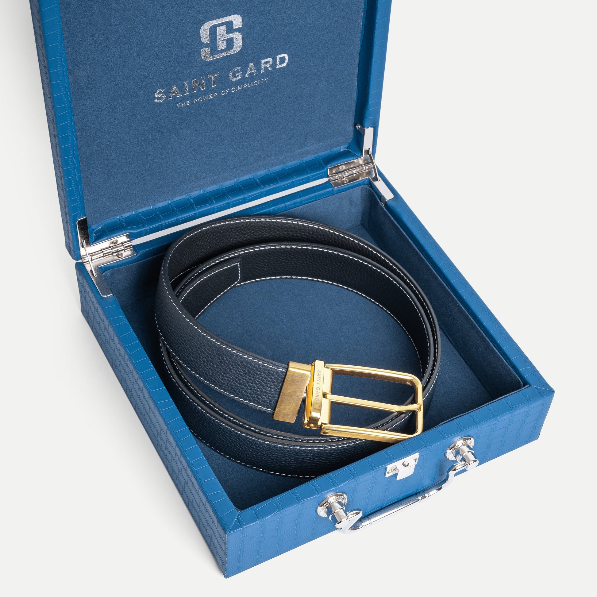 Minimal Cowhide Leather Belt