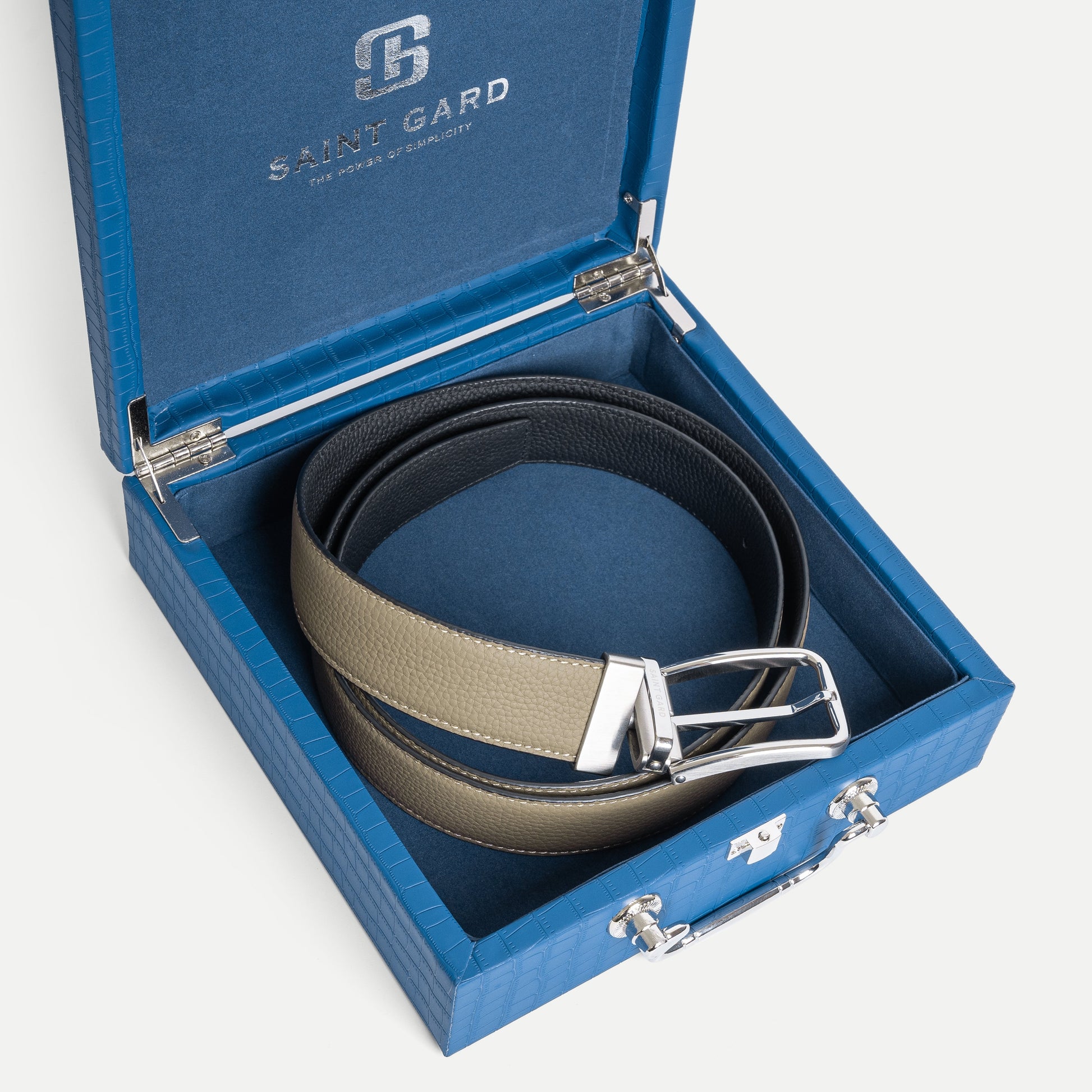 Minimal Cowhide Leather Belt