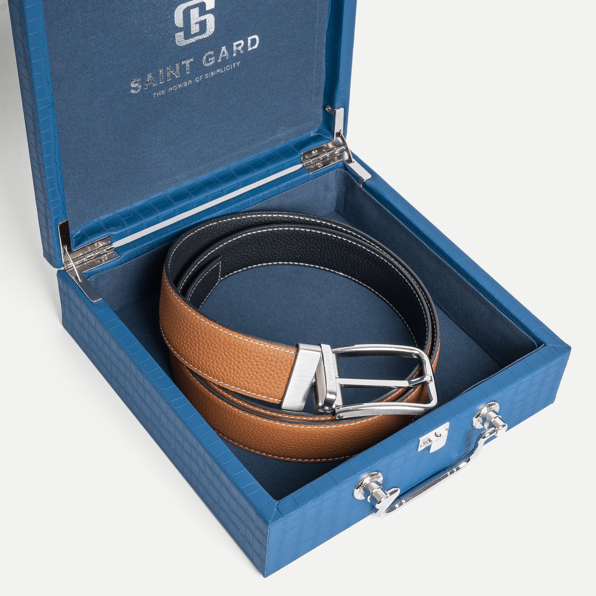 Minimal Cowhide Leather Belt