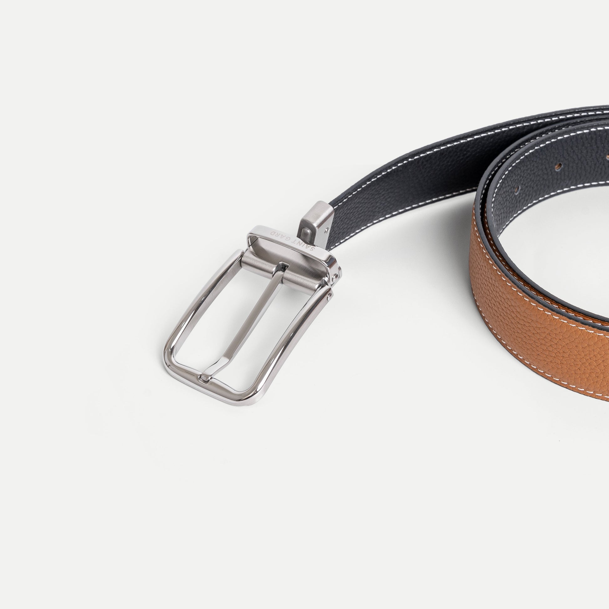 Minimal Cowhide Leather Belt