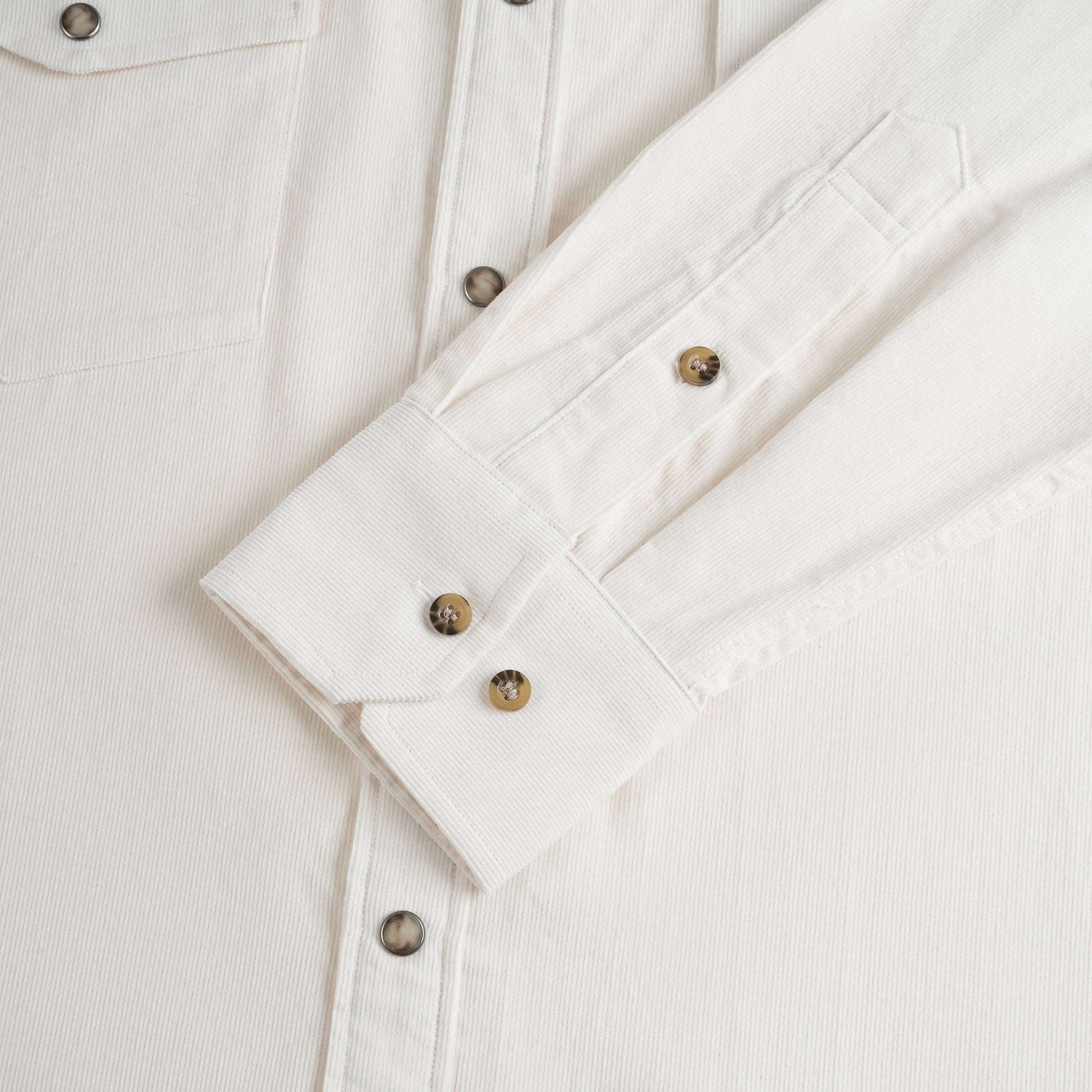 Long-Sleeve Cotton Piqué Shirt