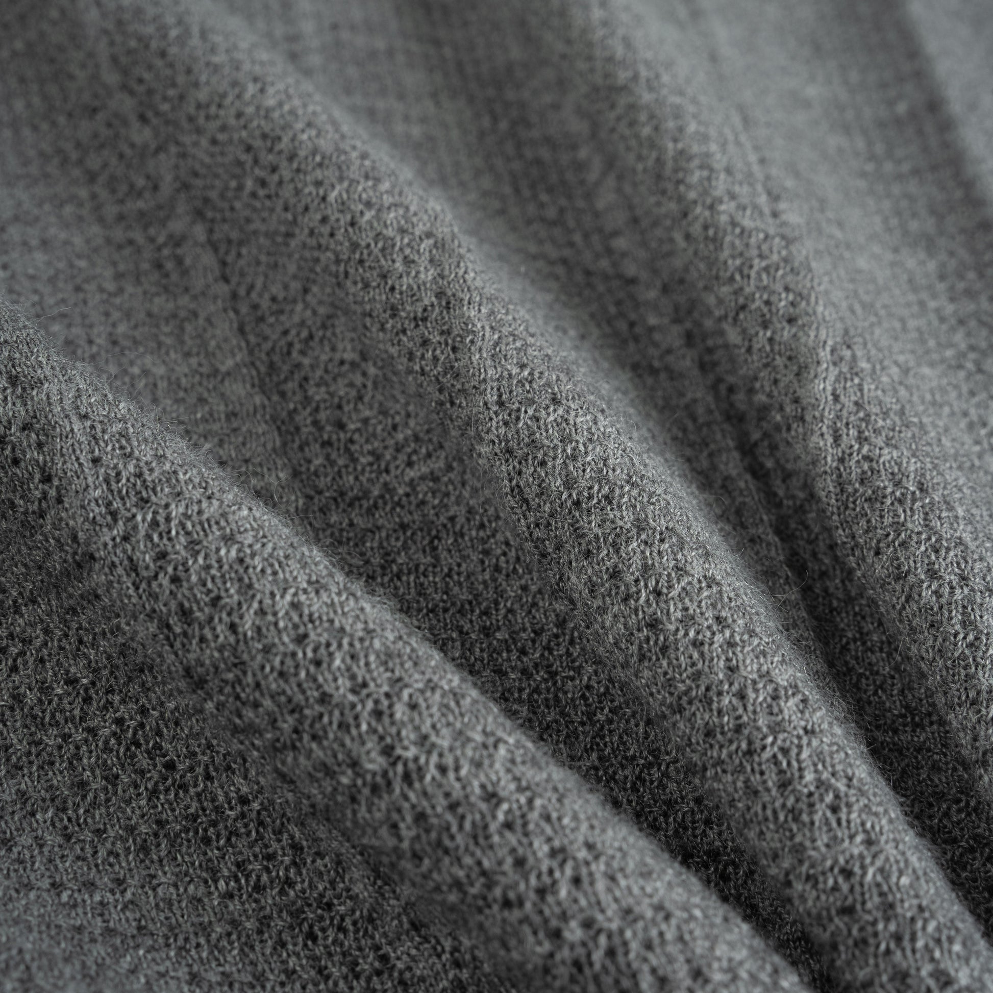 Patterned Crochet Knit Polo Sweater