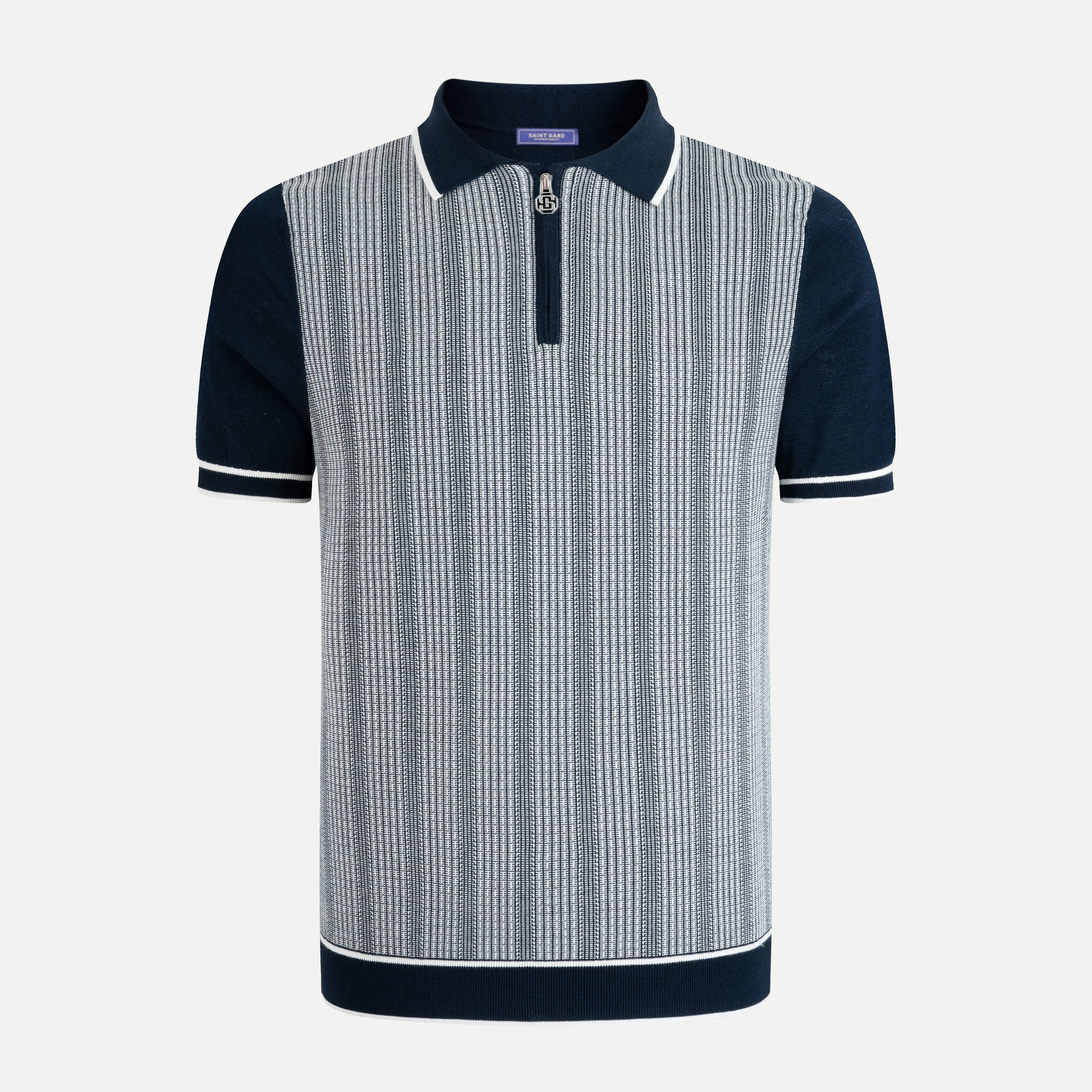 Elegance Short-Sleeve Polo Shirt