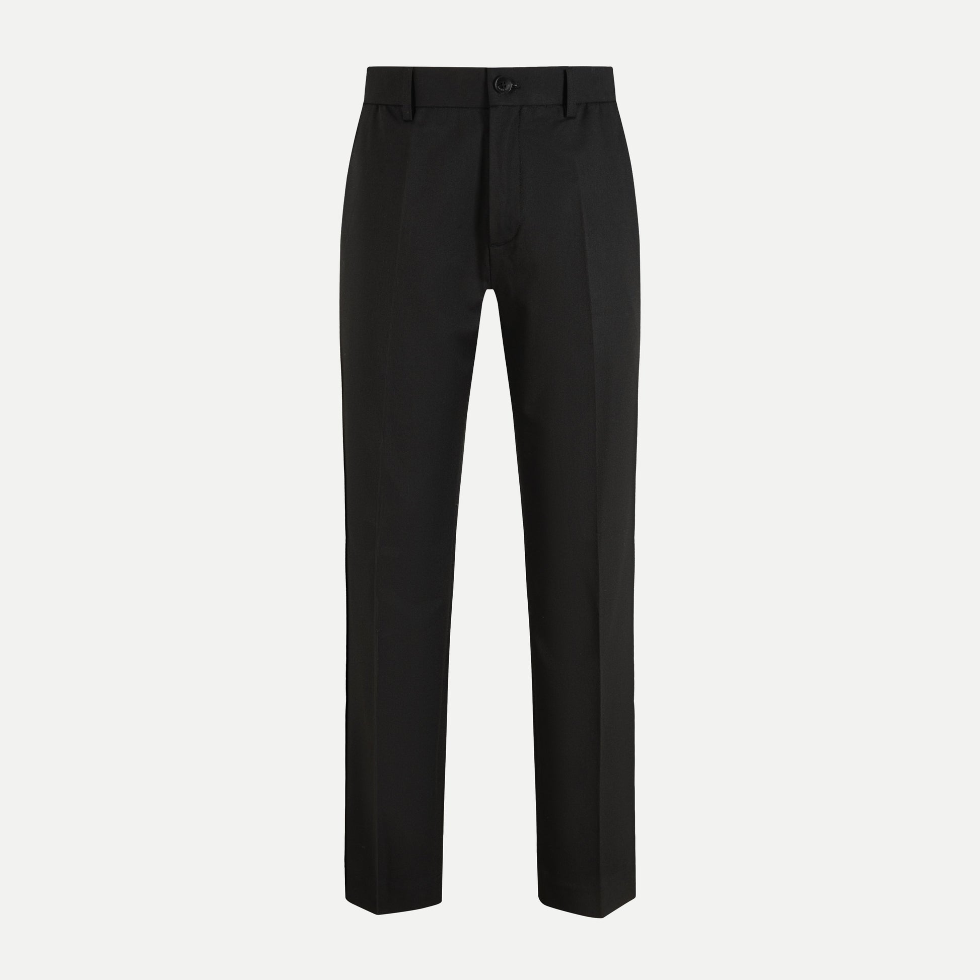 Cotton Twill Pleated Trousers