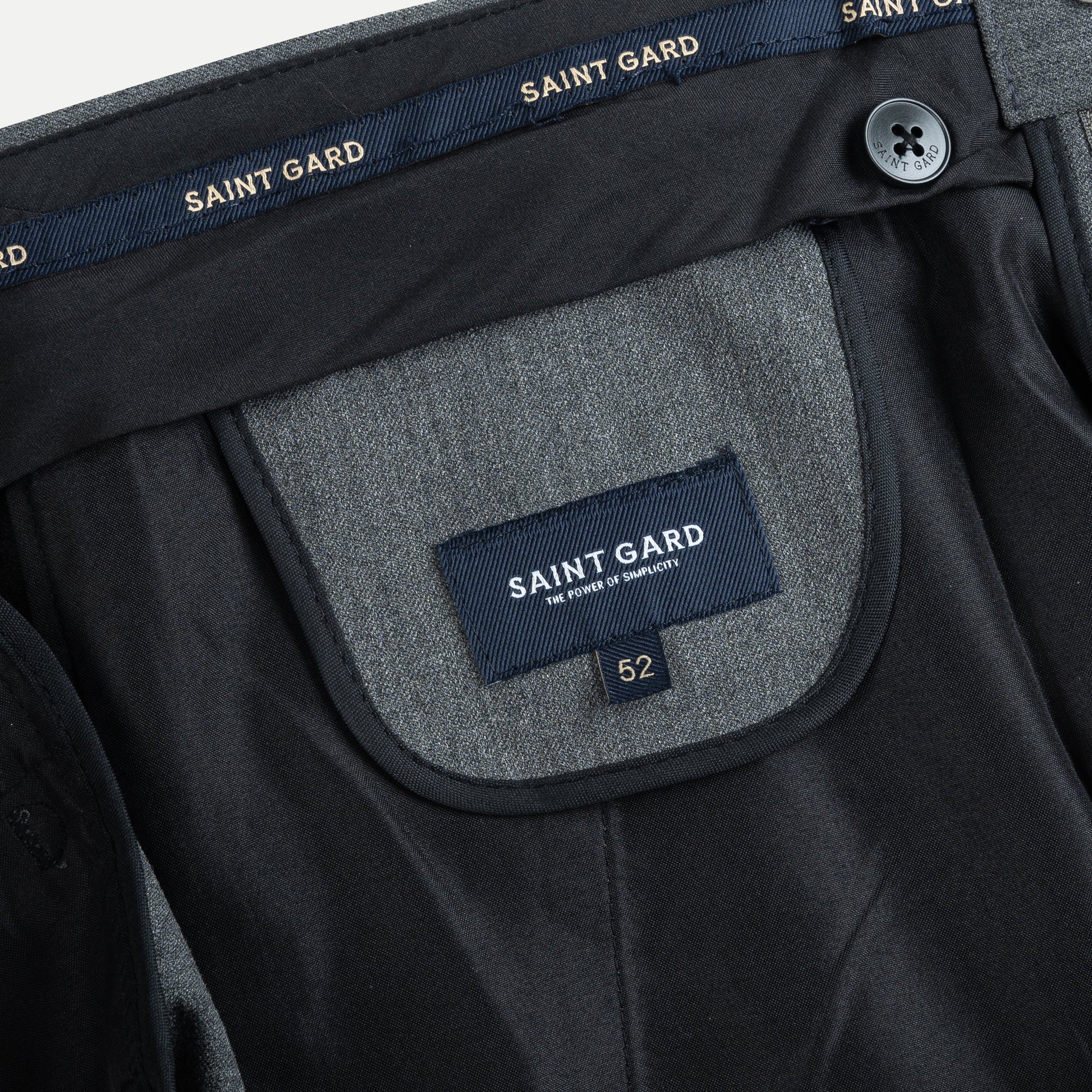 Pleated Cotton Twill Trousers