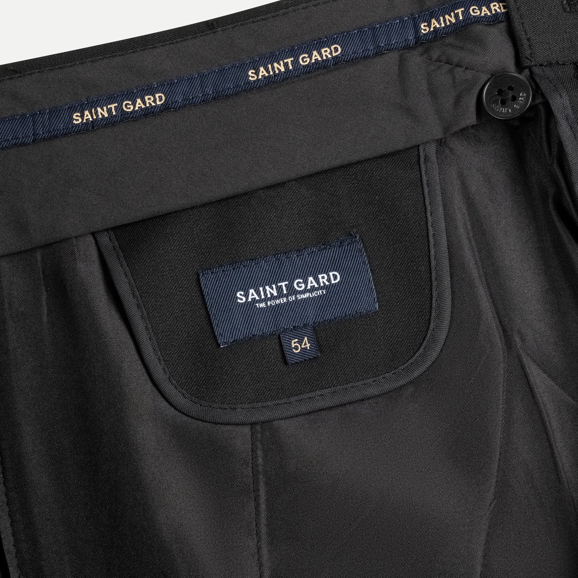 Cotton Twill Pleated Trousers