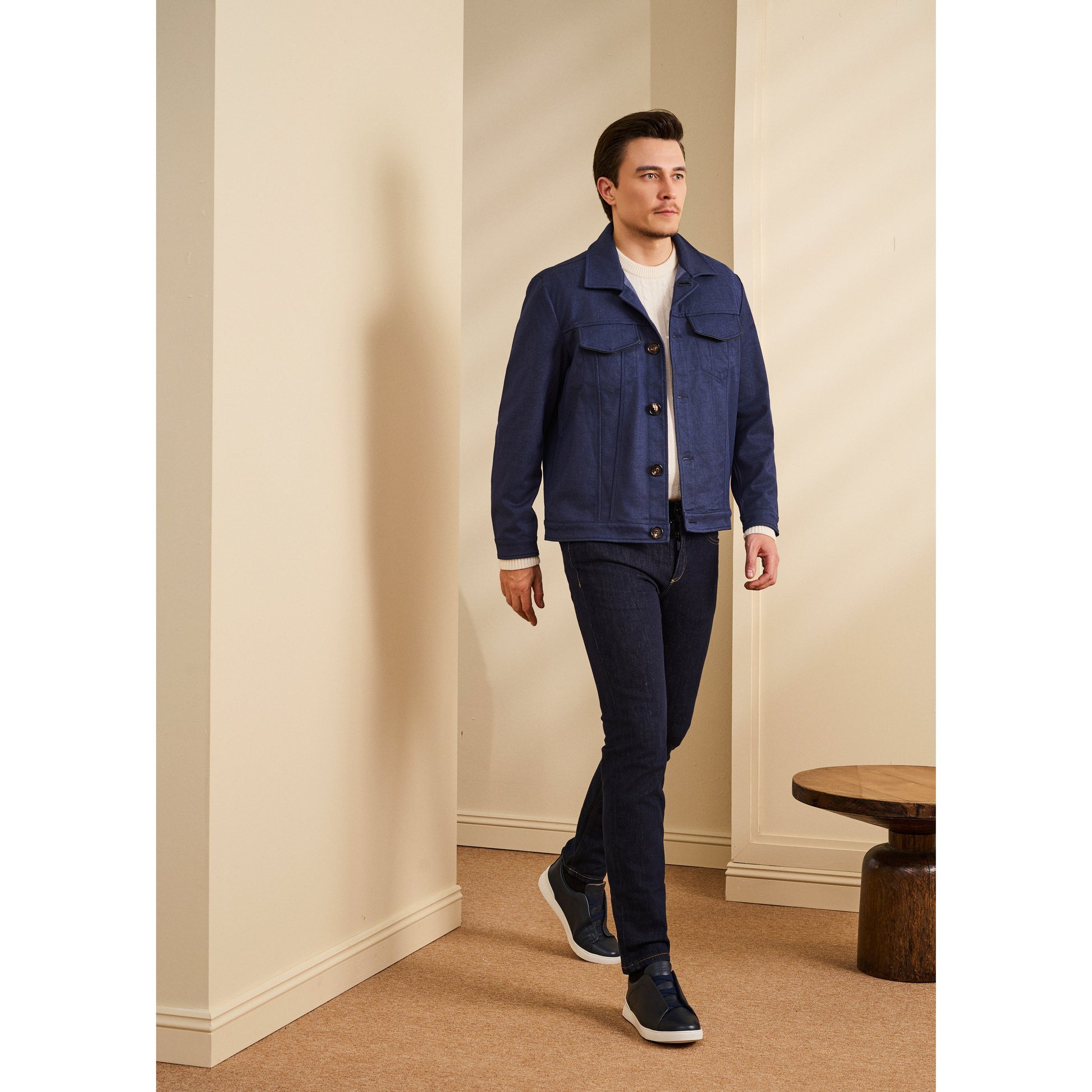 Soft Denim Shirt Jacket