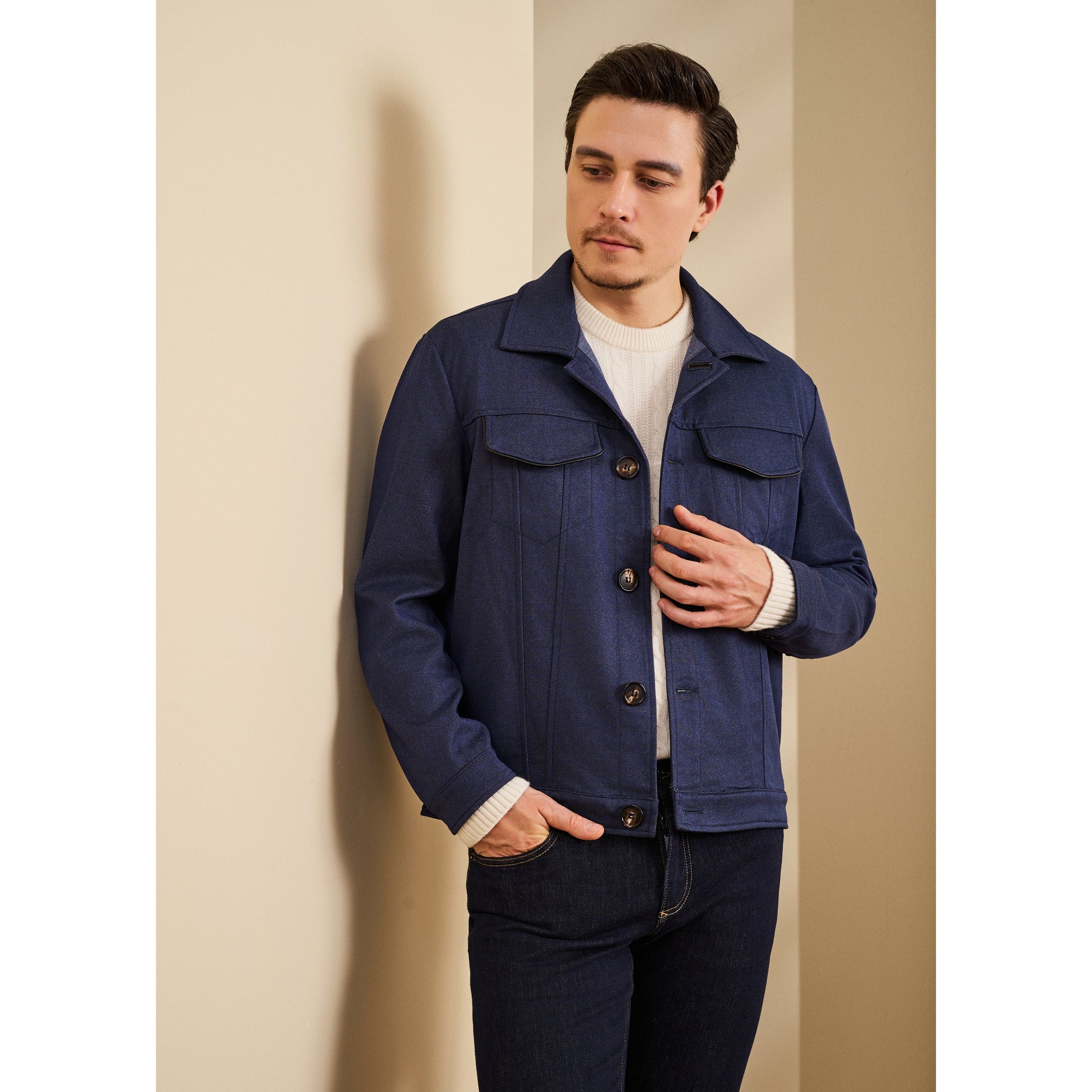 Soft Denim Shirt Jacket