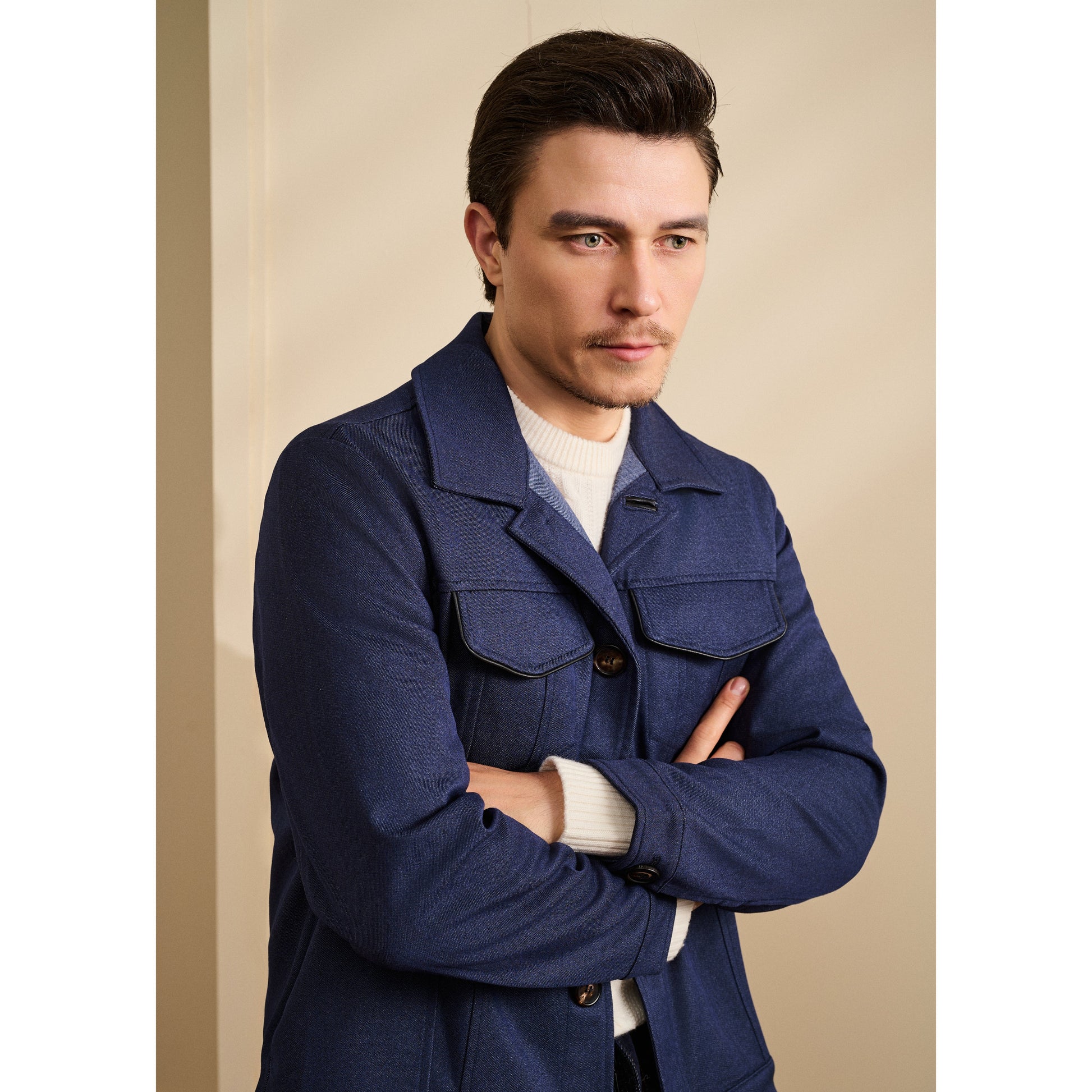 Soft Denim Shirt Jacket